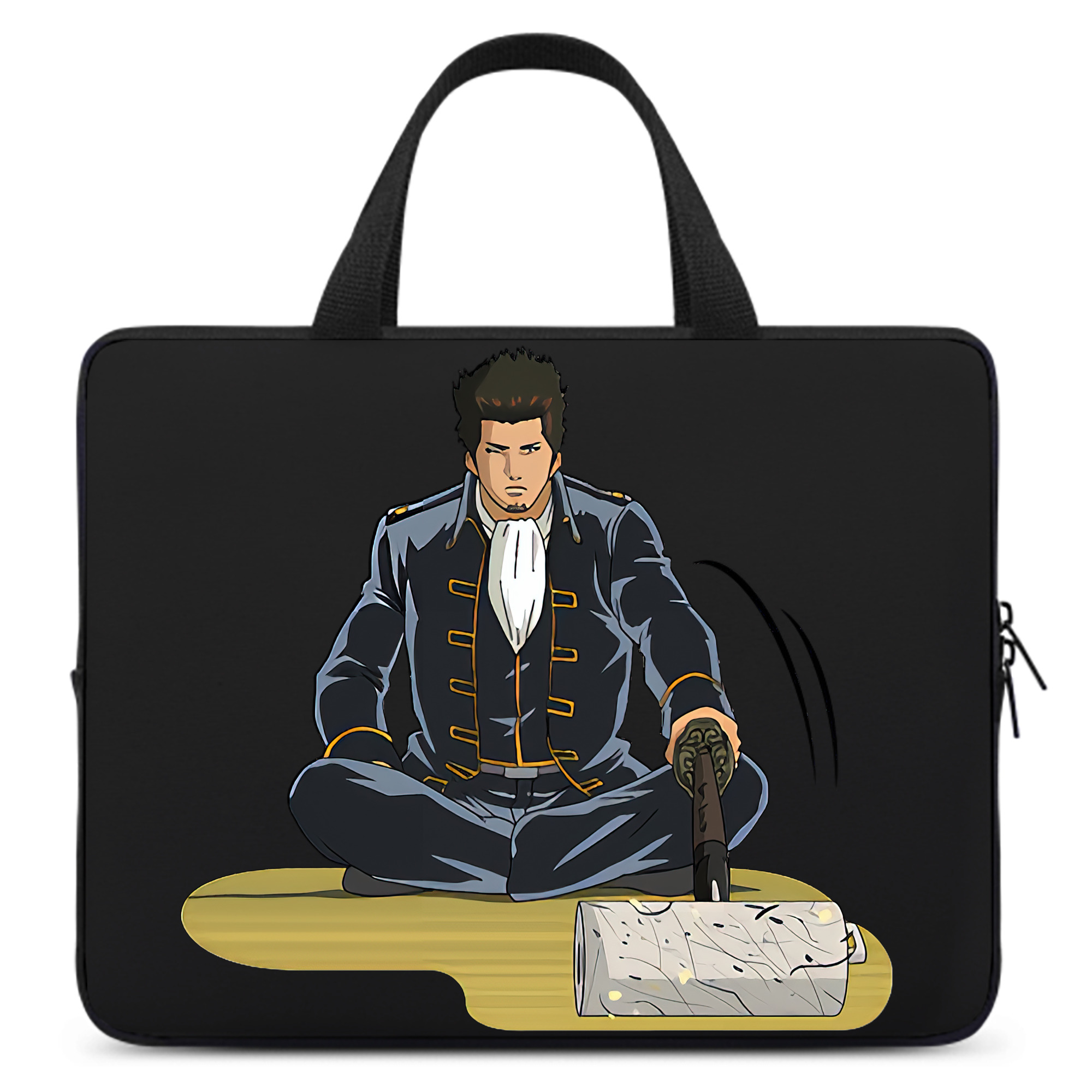 （画像用） ぎんたま 坂田銀時（さかたぎんとき） 神楽 志村新八（しむら しんぱち） GINTAMA Sakata Gintoki Kagura Shimura Shinpachi 手提げノートパソコンバッグ