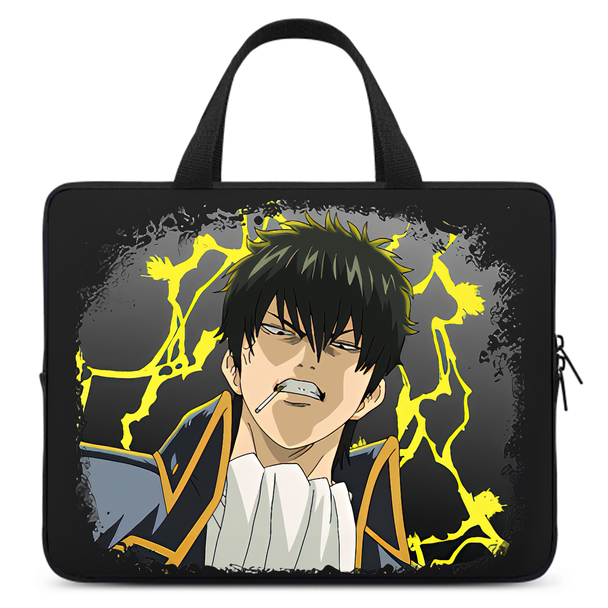 （画像用） ぎんたま 坂田銀時（さかたぎんとき） 神楽 志村新八（しむら しんぱち） GINTAMA Sakata Gintoki Kagura Shimura Shinpachi 手提げノートパソコンバッグ