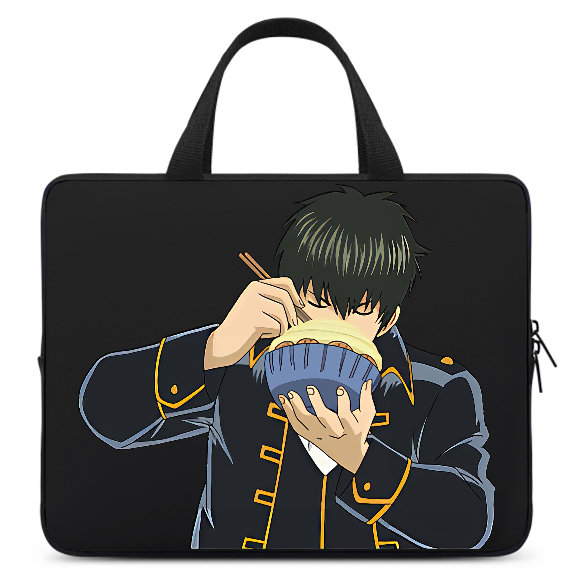 （画像用） ぎんたま 坂田銀時（さかたぎんとき） 神楽 志村新八（しむら しんぱち） GINTAMA Sakata Gintoki Kagura Shimura Shinpachi 手提げノートパソコンバッグ