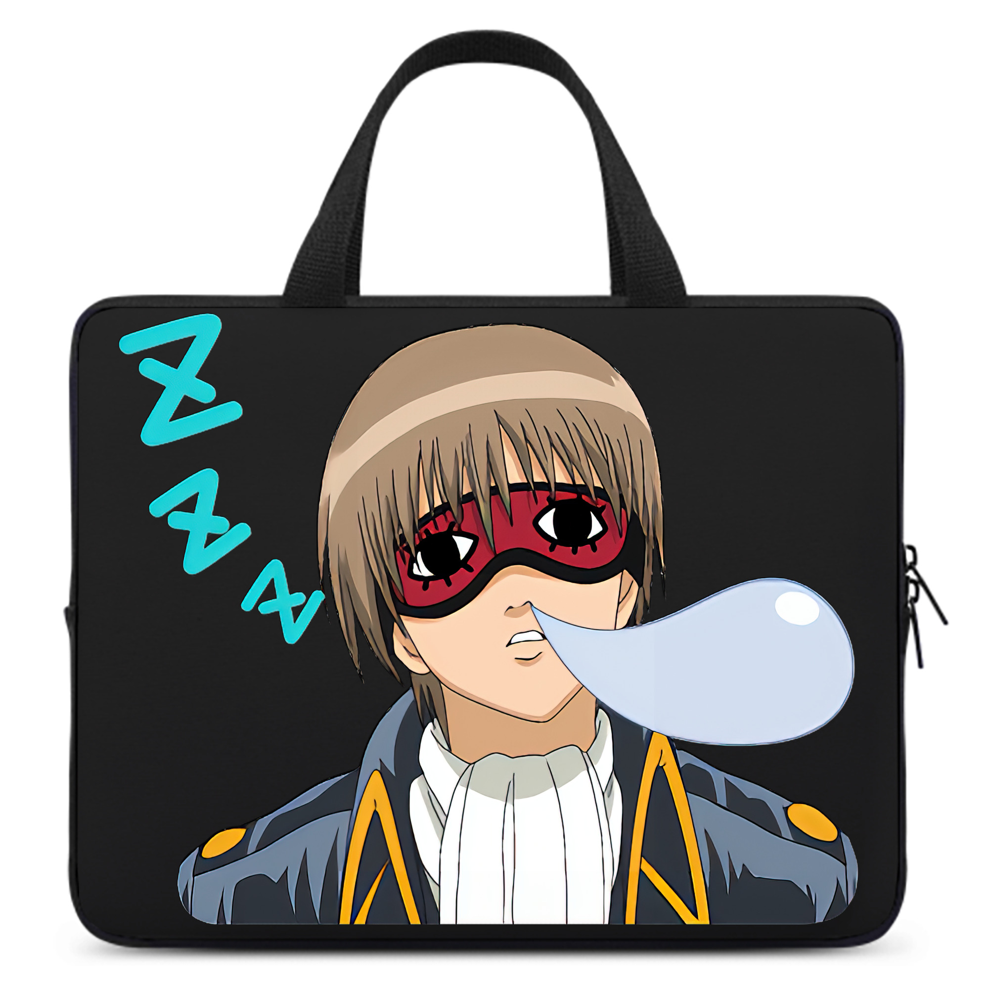 （画像用） ぎんたま 坂田銀時（さかたぎんとき） 神楽 志村新八（しむら しんぱち） GINTAMA Sakata Gintoki Kagura Shimura Shinpachi 手提げノートパソコンバッグ