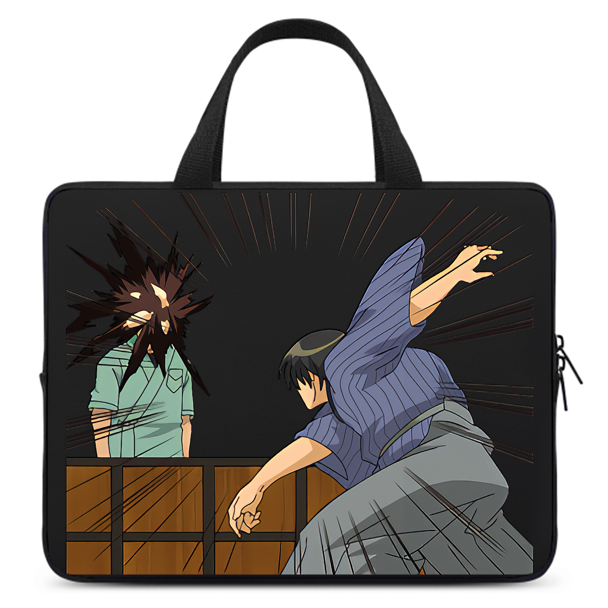 （画像用） ぎんたま 坂田銀時（さかたぎんとき） 神楽 志村新八（しむら しんぱち） GINTAMA Sakata Gintoki Kagura Shimura Shinpachi 手提げノートパソコンバッグ