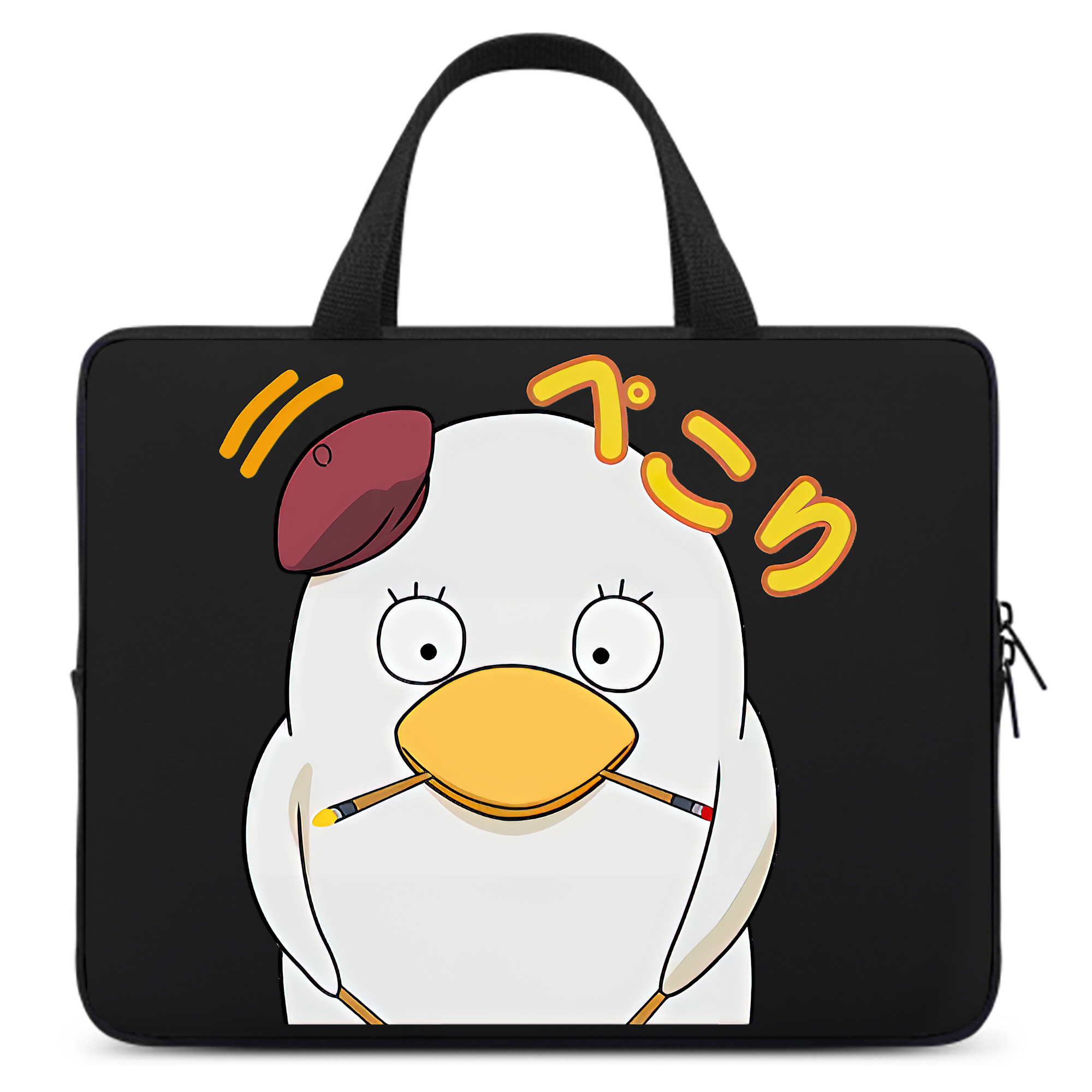 （画像用） ぎんたま 坂田銀時（さかたぎんとき） 神楽 志村新八（しむら しんぱち） GINTAMA Sakata Gintoki Kagura Shimura Shinpachi 手提げノートパソコンバッグ