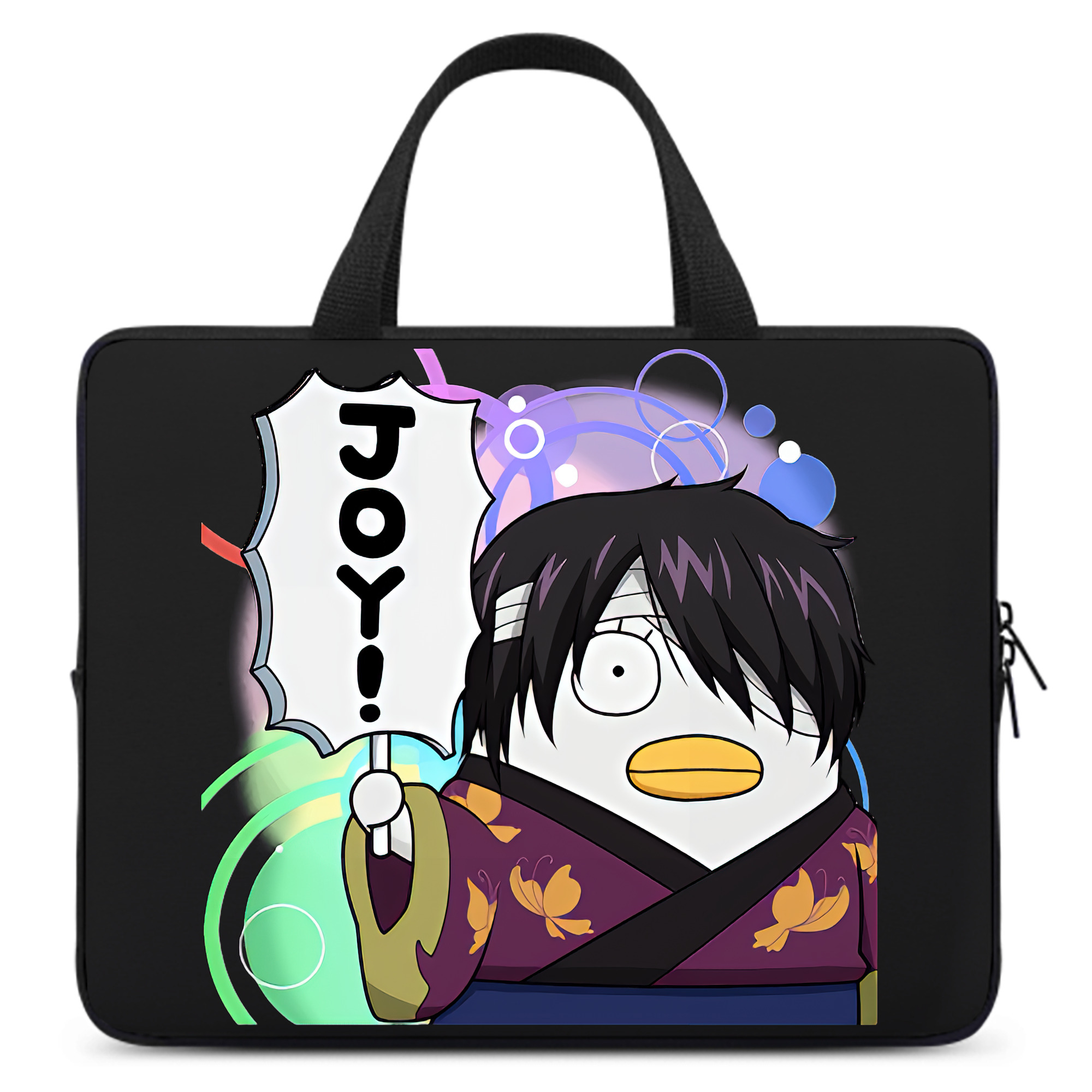 （画像用） ぎんたま 坂田銀時（さかたぎんとき） 神楽 志村新八（しむら しんぱち） GINTAMA Sakata Gintoki Kagura Shimura Shinpachi 手提げノートパソコンバッグ