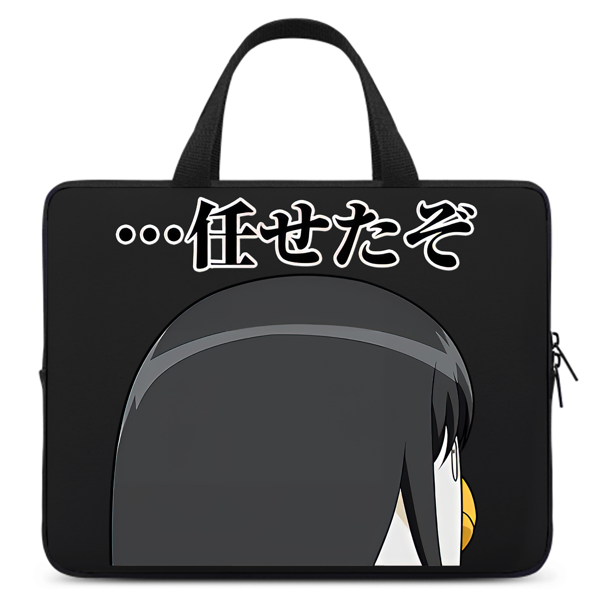 （画像用） ぎんたま 坂田銀時（さかたぎんとき） 神楽 志村新八（しむら しんぱち） GINTAMA Sakata Gintoki Kagura Shimura Shinpachi 手提げノートパソコンバッグ