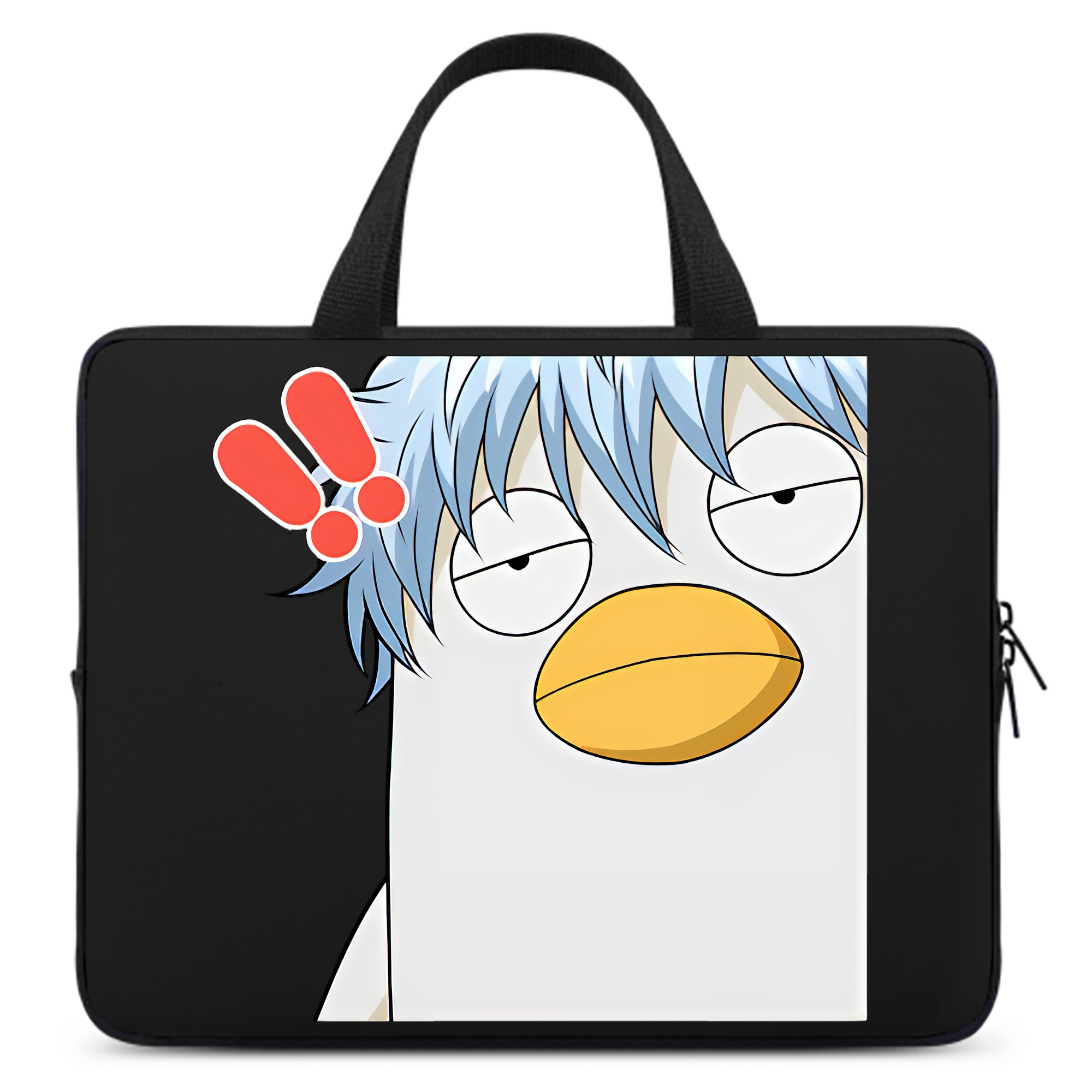 （画像用） ぎんたま 坂田銀時（さかたぎんとき） 神楽 志村新八（しむら しんぱち） GINTAMA Sakata Gintoki Kagura Shimura Shinpachi 手提げノートパソコンバッグ