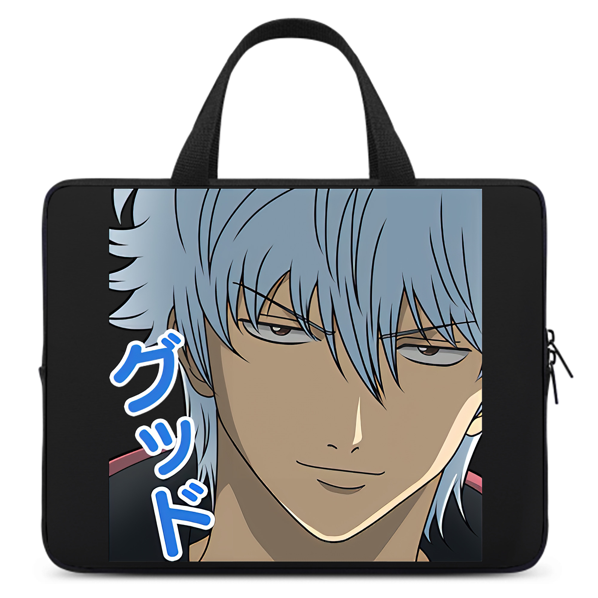 （画像用） ぎんたま 坂田銀時（さかたぎんとき） 神楽 志村新八（しむら しんぱち） GINTAMA Sakata Gintoki Kagura Shimura Shinpachi 手提げノートパソコンバッグ
