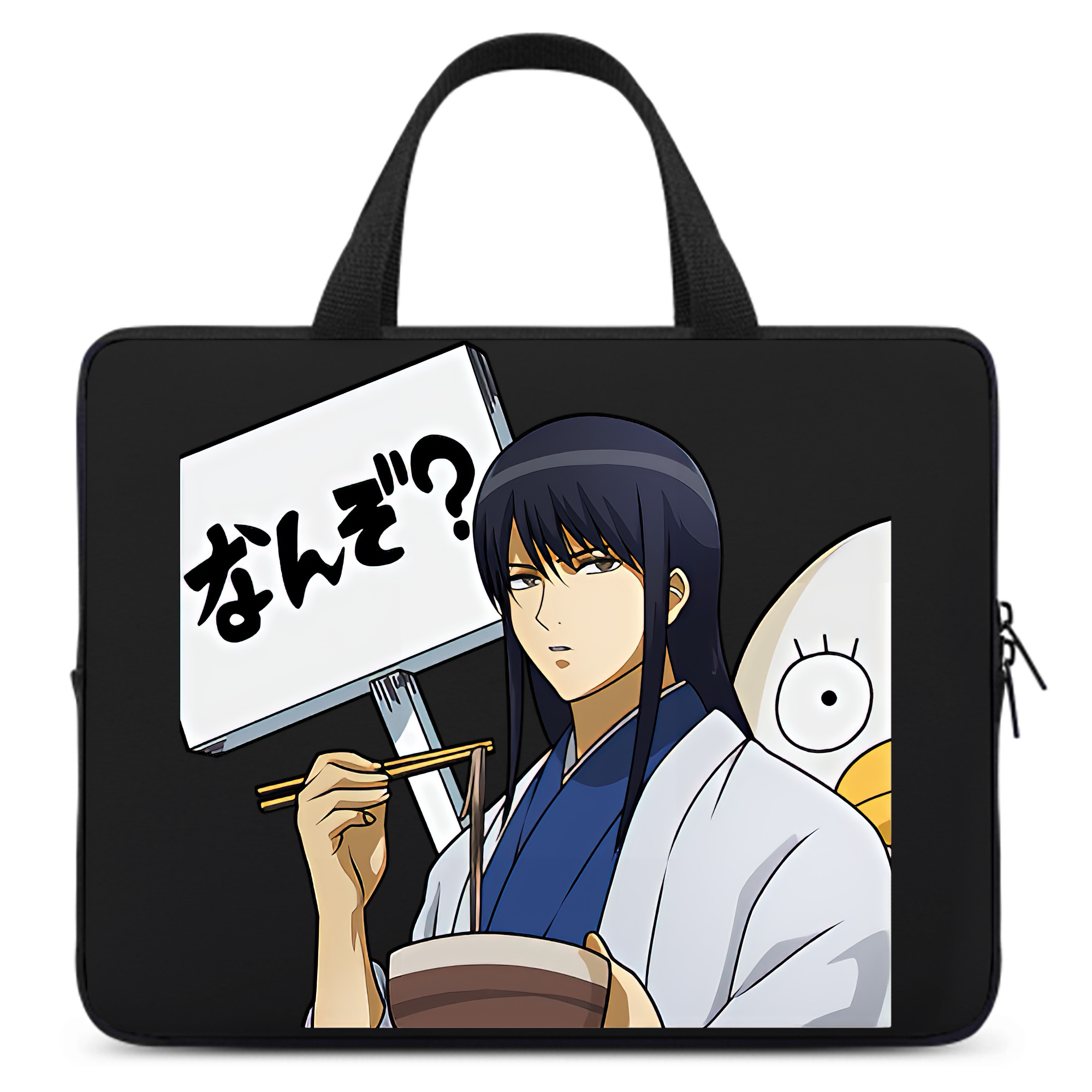 （画像用） ぎんたま 坂田銀時（さかたぎんとき） 神楽 志村新八（しむら しんぱち） GINTAMA Sakata Gintoki Kagura Shimura Shinpachi 手提げノートパソコンバッグ
