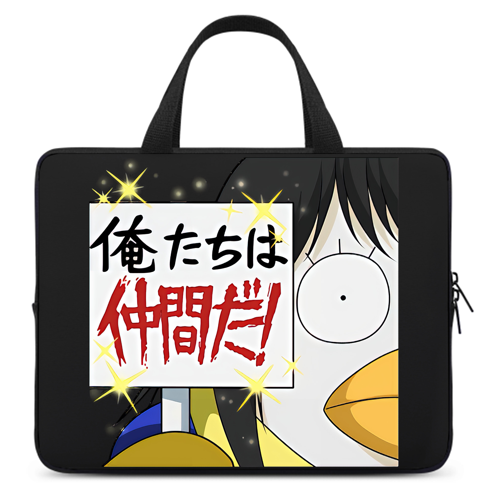 （画像用） ぎんたま 坂田銀時（さかたぎんとき） 神楽 志村新八（しむら しんぱち） GINTAMA Sakata Gintoki Kagura Shimura Shinpachi 手提げノートパソコンバッグ