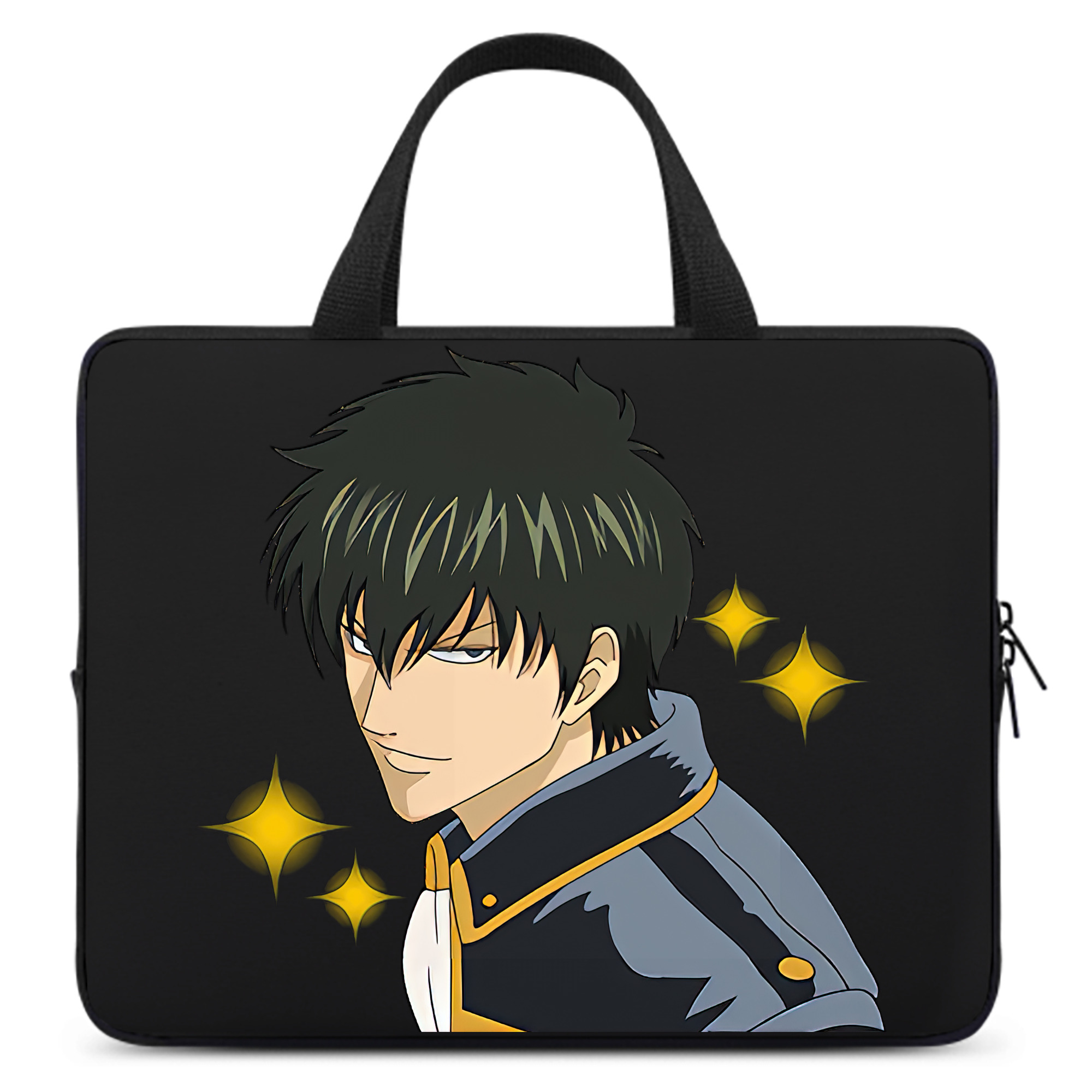 （画像用） ぎんたま 坂田銀時（さかたぎんとき） 神楽 志村新八（しむら しんぱち） GINTAMA Sakata Gintoki Kagura Shimura Shinpachi 手提げノートパソコンバッグ