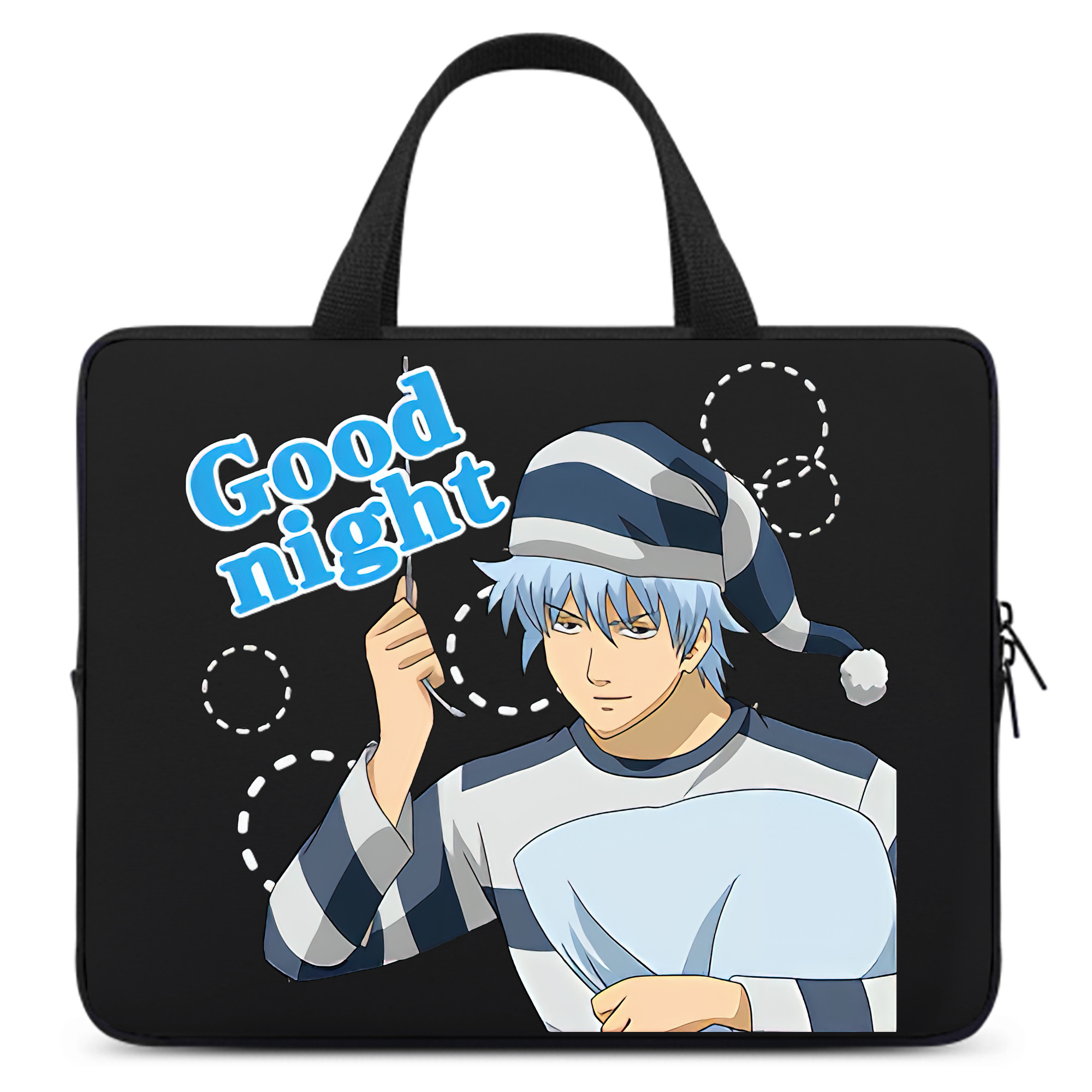 （画像用） ぎんたま 坂田銀時（さかたぎんとき） 神楽 志村新八（しむら しんぱち） GINTAMA Sakata Gintoki Kagura Shimura Shinpachi 手提げノートパソコンバッグ