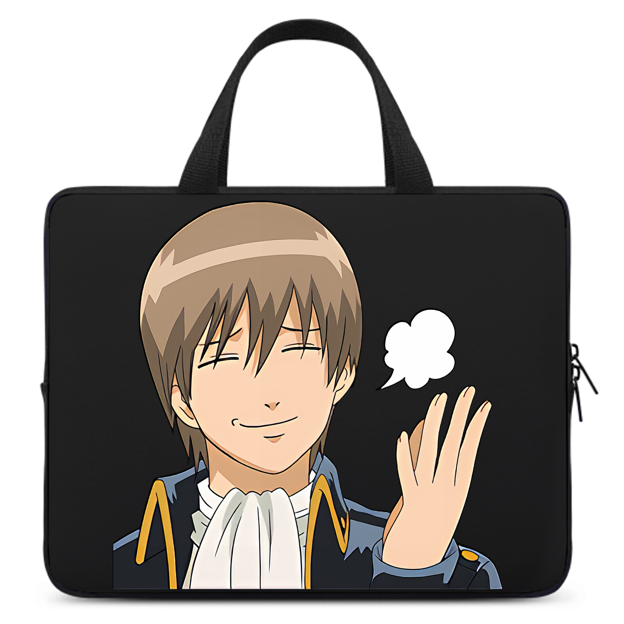 （画像用） ぎんたま 坂田銀時（さかたぎんとき） 神楽 志村新八（しむら しんぱち） GINTAMA Sakata Gintoki Kagura Shimura Shinpachi 手提げノートパソコンバッグ
