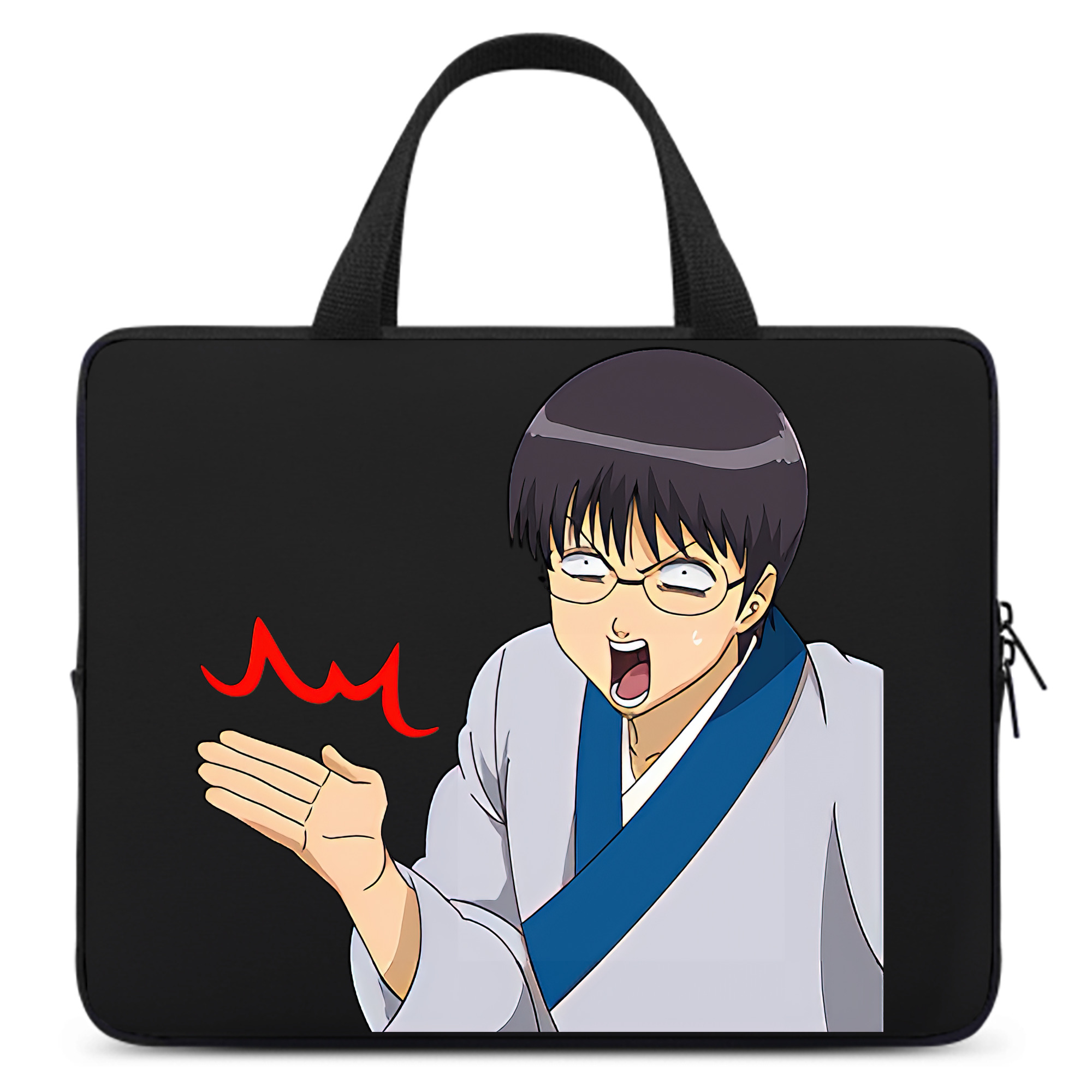 （画像用） ぎんたま 坂田銀時（さかたぎんとき） 神楽 志村新八（しむら しんぱち） GINTAMA Sakata Gintoki Kagura Shimura Shinpachi 手提げノートパソコンバッグ