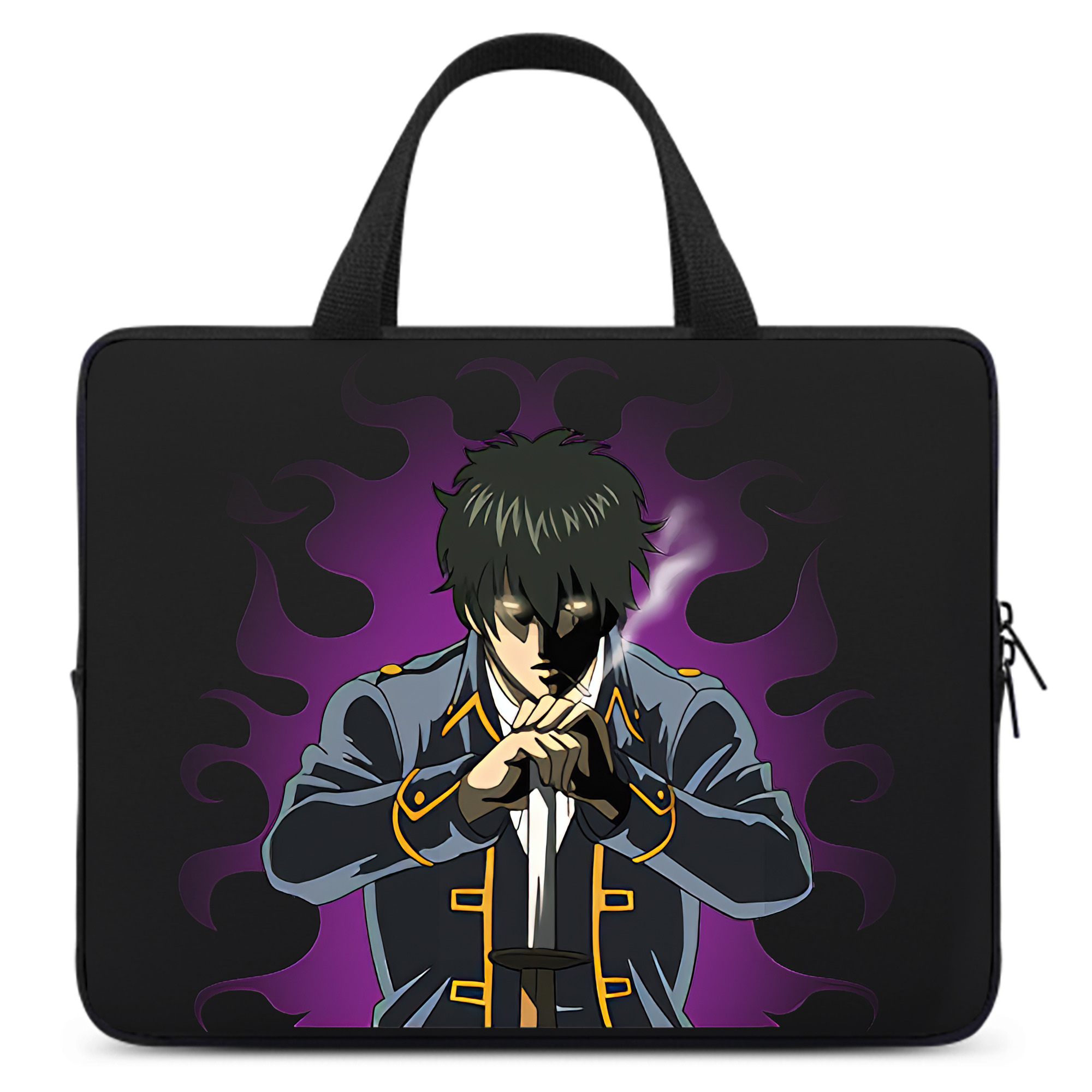（画像用） ぎんたま 坂田銀時（さかたぎんとき） 神楽 志村新八（しむら しんぱち） GINTAMA Sakata Gintoki Kagura Shimura Shinpachi 手提げノートパソコンバッグ