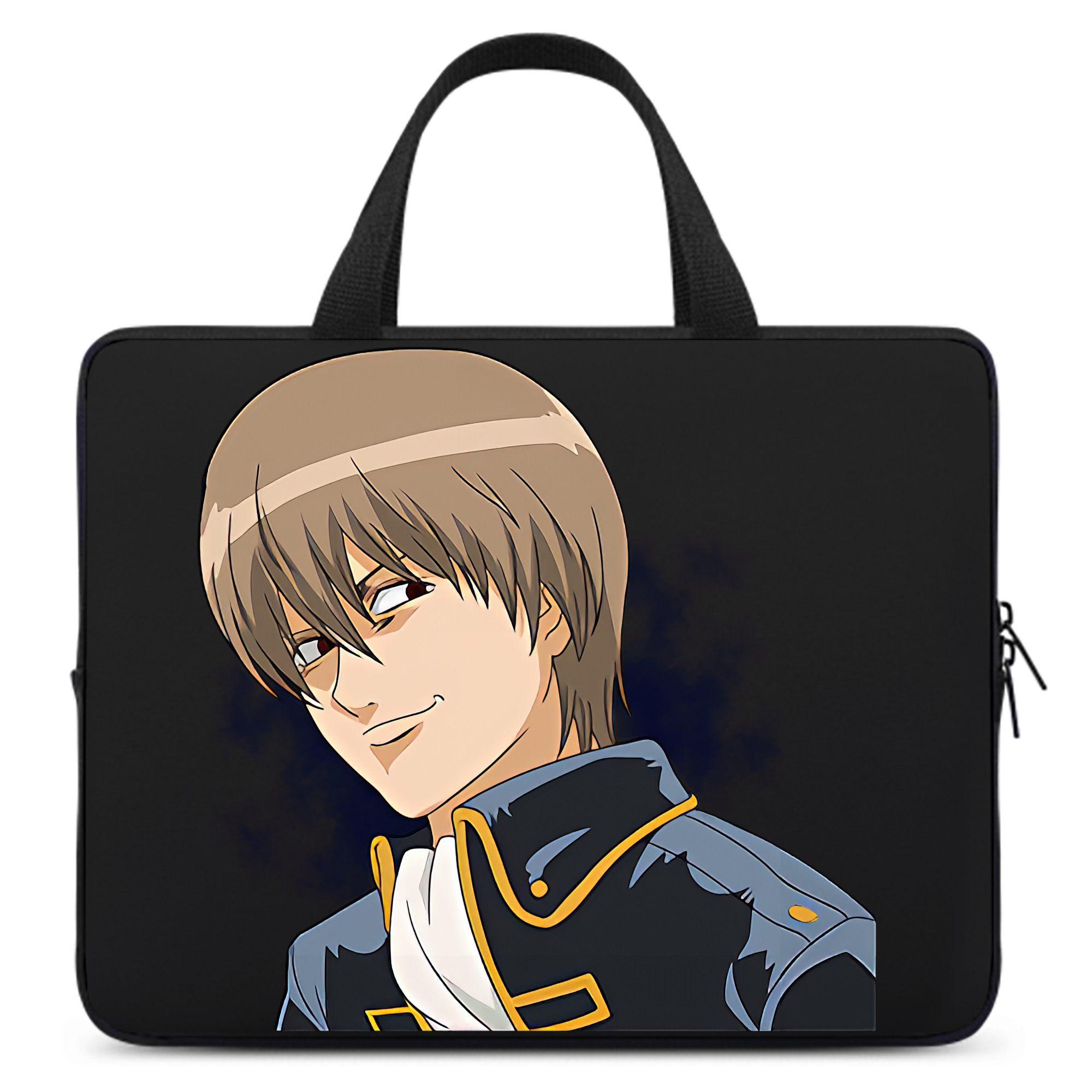 （画像用） ぎんたま 坂田銀時（さかたぎんとき） 神楽 志村新八（しむら しんぱち） GINTAMA Sakata Gintoki Kagura Shimura Shinpachi 手提げノートパソコンバッグ