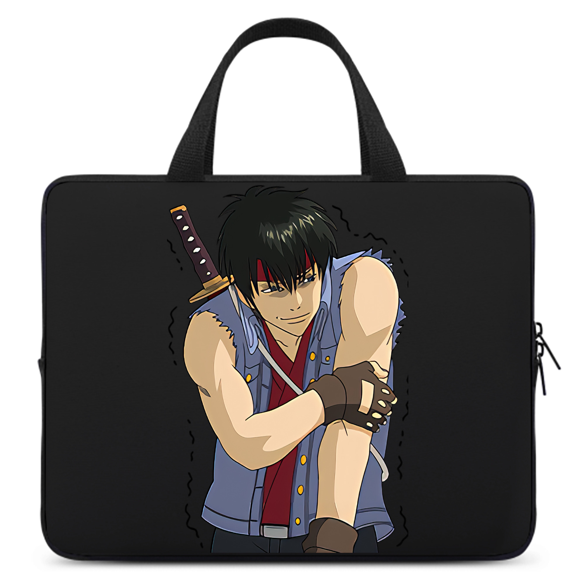 （画像用） ぎんたま 坂田銀時（さかたぎんとき） 神楽 志村新八（しむら しんぱち） GINTAMA Sakata Gintoki Kagura Shimura Shinpachi 手提げノートパソコンバッグ