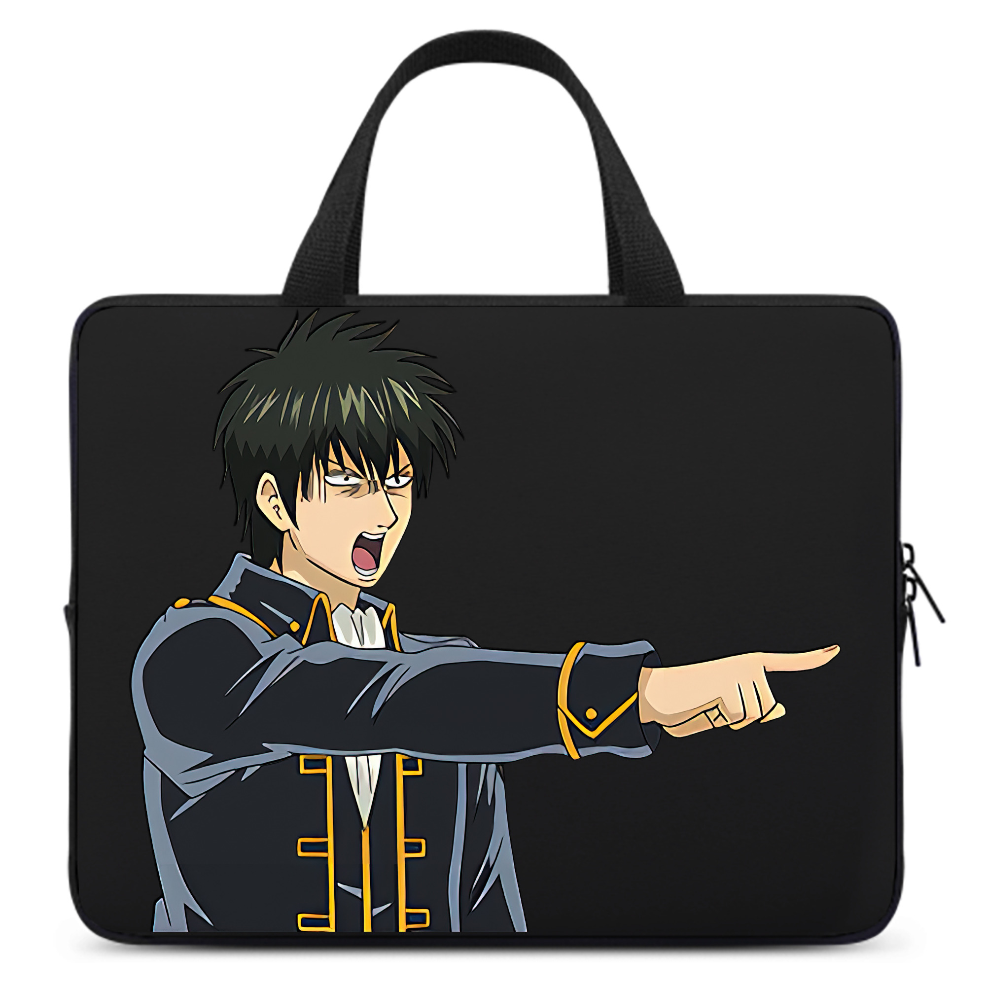 （画像用） ぎんたま 坂田銀時（さかたぎんとき） 神楽 志村新八（しむら しんぱち） GINTAMA Sakata Gintoki Kagura Shimura Shinpachi 手提げノートパソコンバッグ