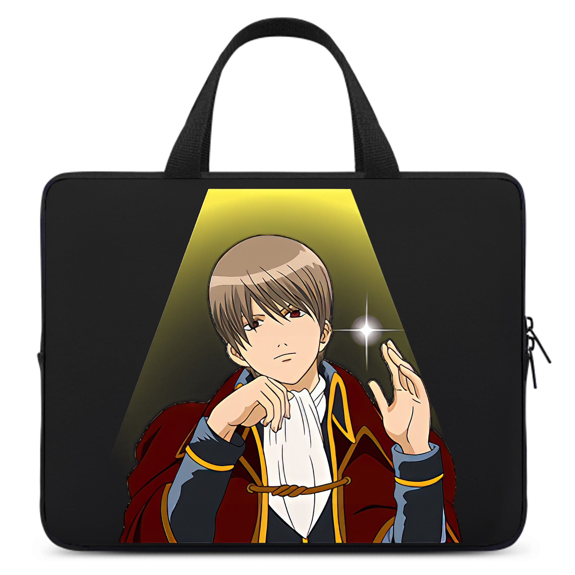 （画像用） ぎんたま 坂田銀時（さかたぎんとき） 神楽 志村新八（しむら しんぱち） GINTAMA Sakata Gintoki Kagura Shimura Shinpachi 手提げノートパソコンバッグ