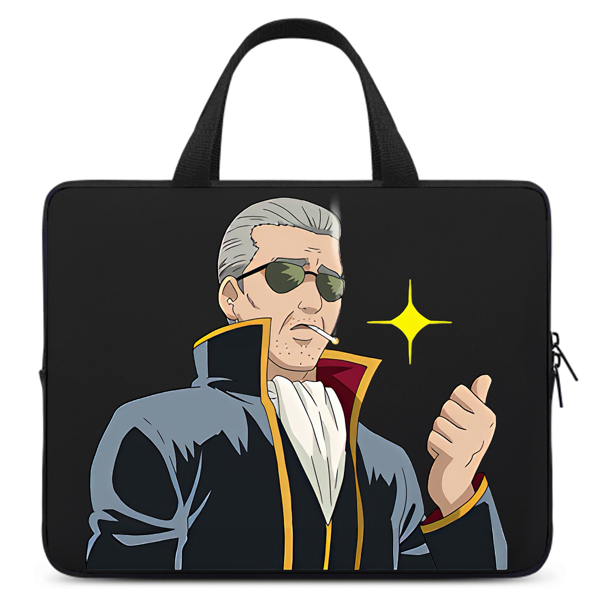 （画像用） ぎんたま 坂田銀時（さかたぎんとき） 神楽 志村新八（しむら しんぱち） GINTAMA Sakata Gintoki Kagura Shimura Shinpachi 手提げノートパソコンバッグ
