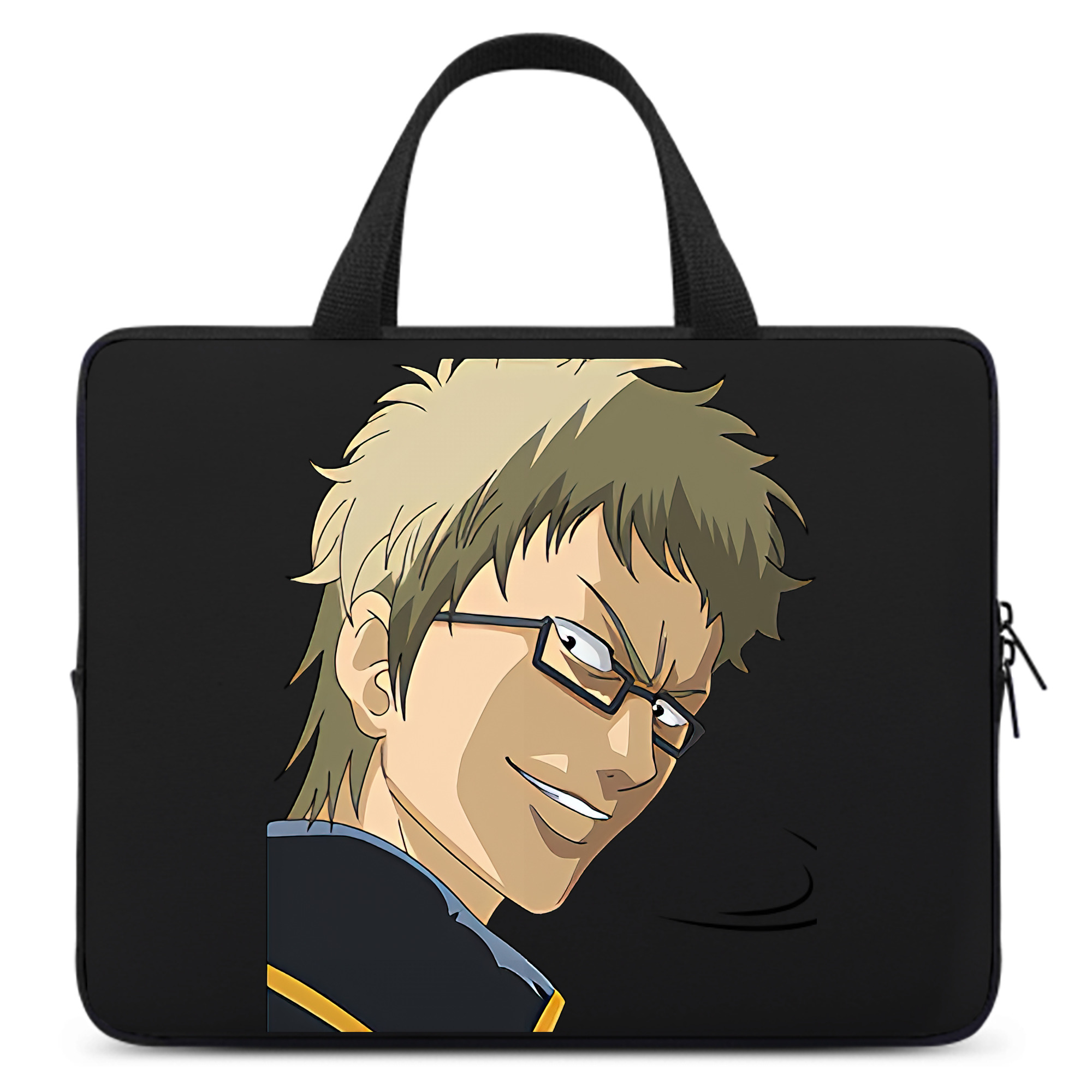 （画像用） ぎんたま 坂田銀時（さかたぎんとき） 神楽 志村新八（しむら しんぱち） GINTAMA Sakata Gintoki Kagura Shimura Shinpachi 手提げノートパソコンバッグ