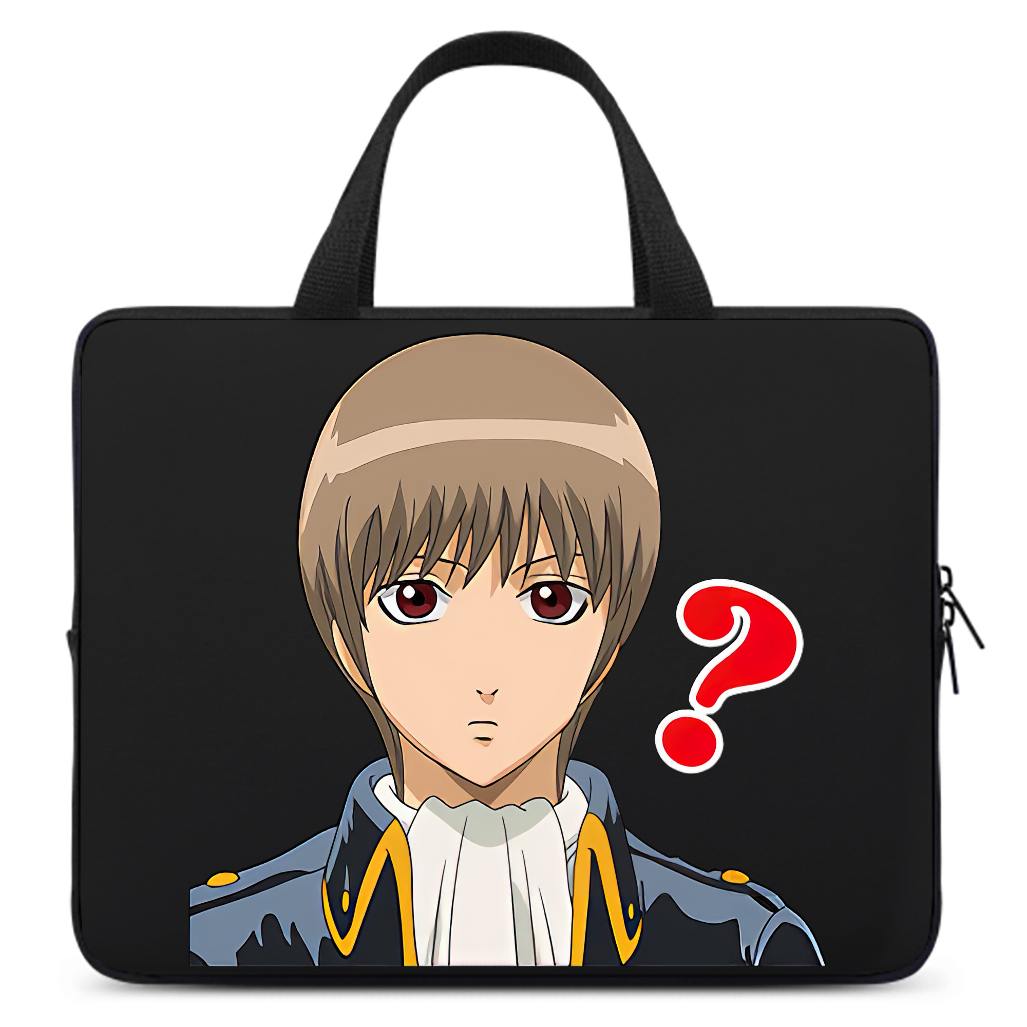 （画像用） ぎんたま 坂田銀時（さかたぎんとき） 神楽 志村新八（しむら しんぱち） GINTAMA Sakata Gintoki Kagura Shimura Shinpachi 手提げノートパソコンバッグ