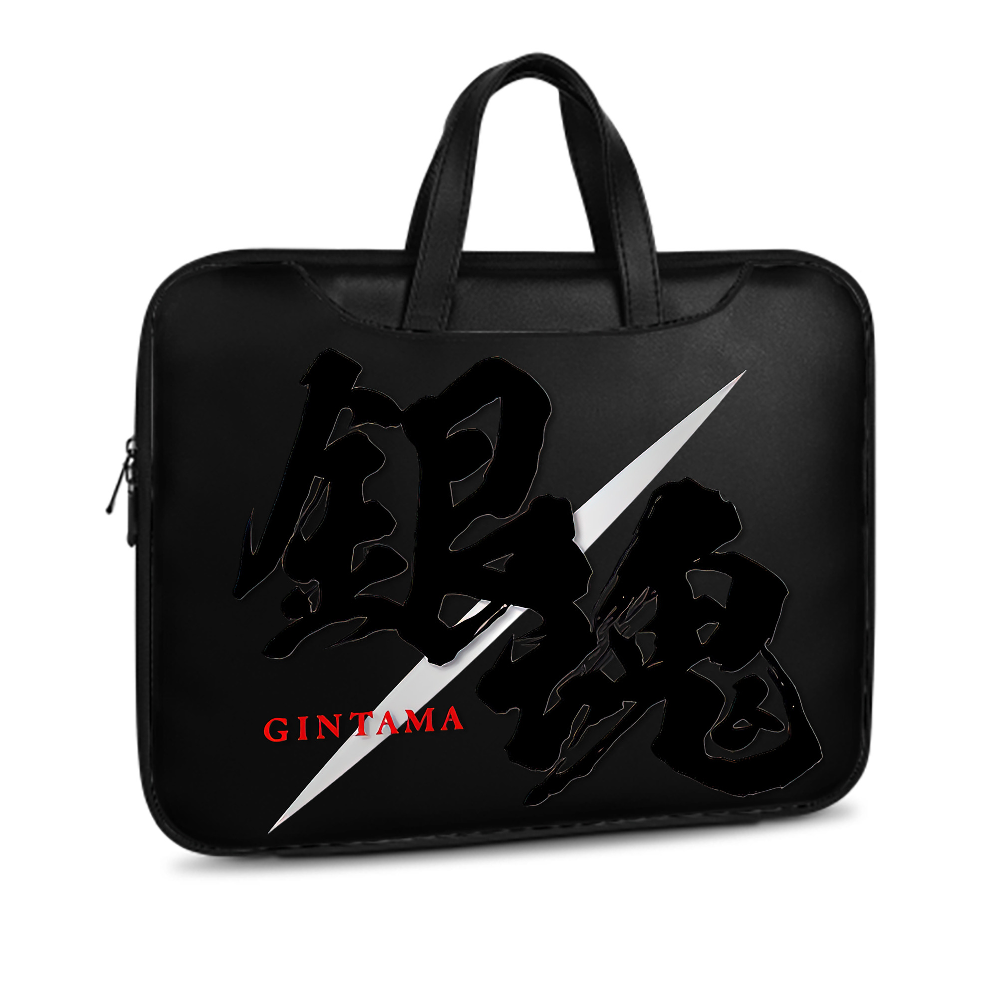 （画像用） ぎんたま 坂田銀時（さかたぎんとき） 神楽 志村新八（しむら しんぱち） GINTAMA Sakata Gintoki Kagura Shimura Shinpachi レザーラップトップバッグ　ノートパソコンケース