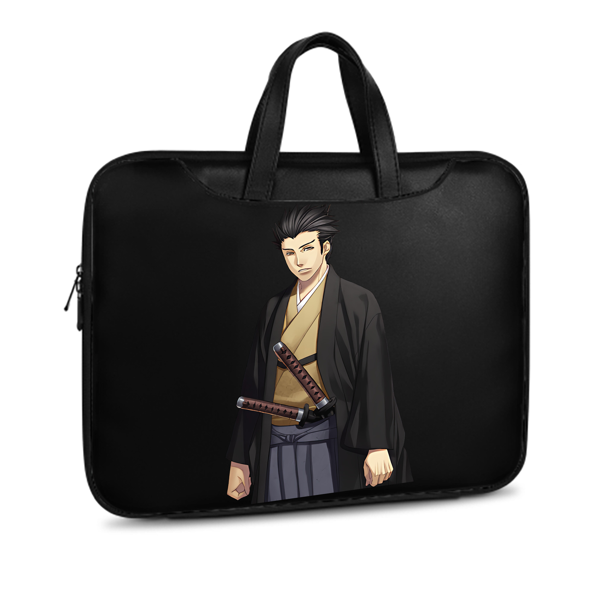 （画像用） ぎんたま 坂田銀時（さかたぎんとき） 神楽 志村新八（しむら しんぱち） GINTAMA Sakata Gintoki Kagura Shimura Shinpachi レザーラップトップバッグ　ノートパソコンケース