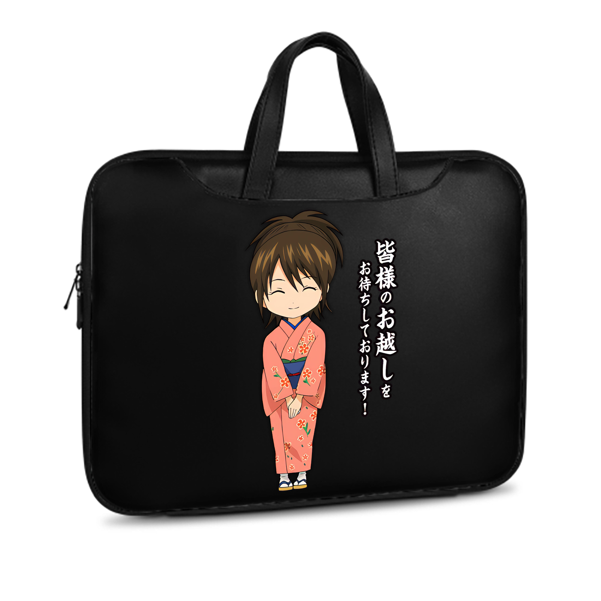 （画像用） ぎんたま 坂田銀時（さかたぎんとき） 神楽 志村新八（しむら しんぱち） GINTAMA Sakata Gintoki Kagura Shimura Shinpachi レザーラップトップバッグ　ノートパソコンケース
