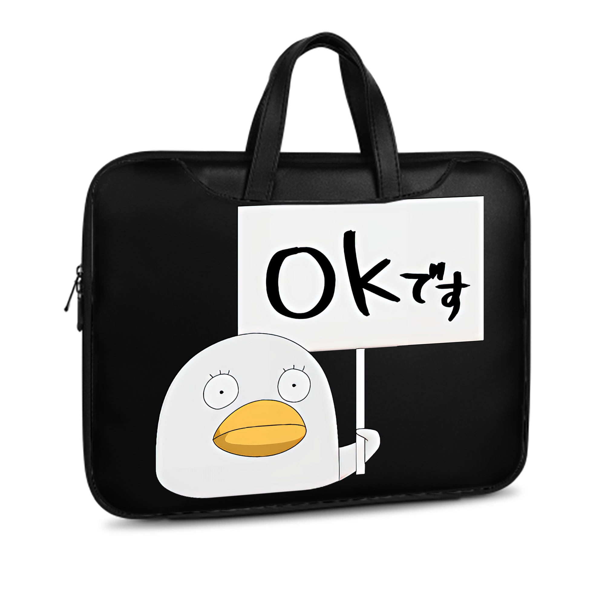 （画像用） ぎんたま 坂田銀時（さかたぎんとき） 神楽 志村新八（しむら しんぱち） GINTAMA Sakata Gintoki Kagura Shimura Shinpachi レザーラップトップバッグ　ノートパソコンケース