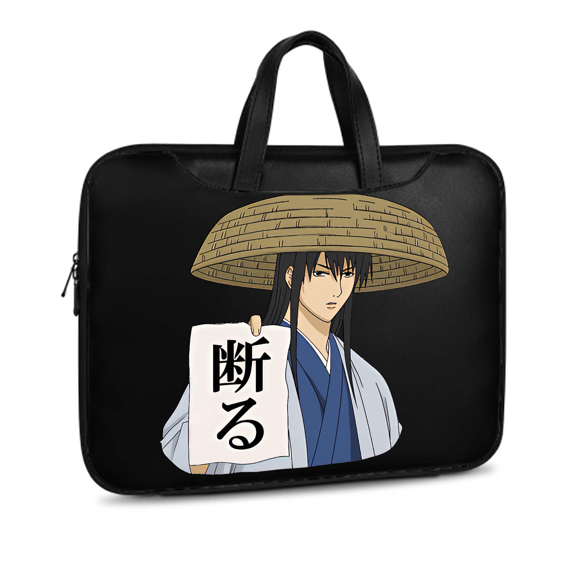 （画像用） ぎんたま 坂田銀時（さかたぎんとき） 神楽 志村新八（しむら しんぱち） GINTAMA Sakata Gintoki Kagura Shimura Shinpachi レザーラップトップバッグ　ノートパソコンケース