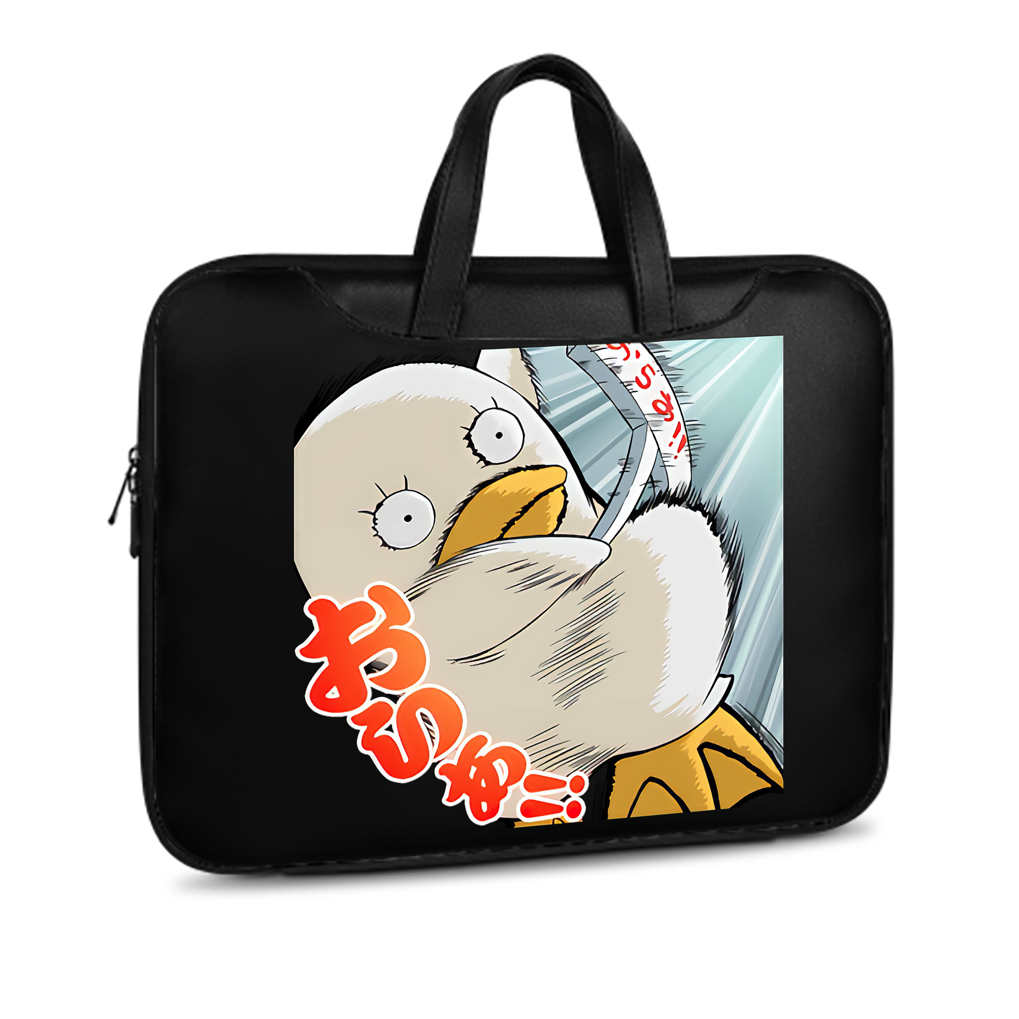 （画像用） ぎんたま 坂田銀時（さかたぎんとき） 神楽 志村新八（しむら しんぱち） GINTAMA Sakata Gintoki Kagura Shimura Shinpachi レザーラップトップバッグ　ノートパソコンケース