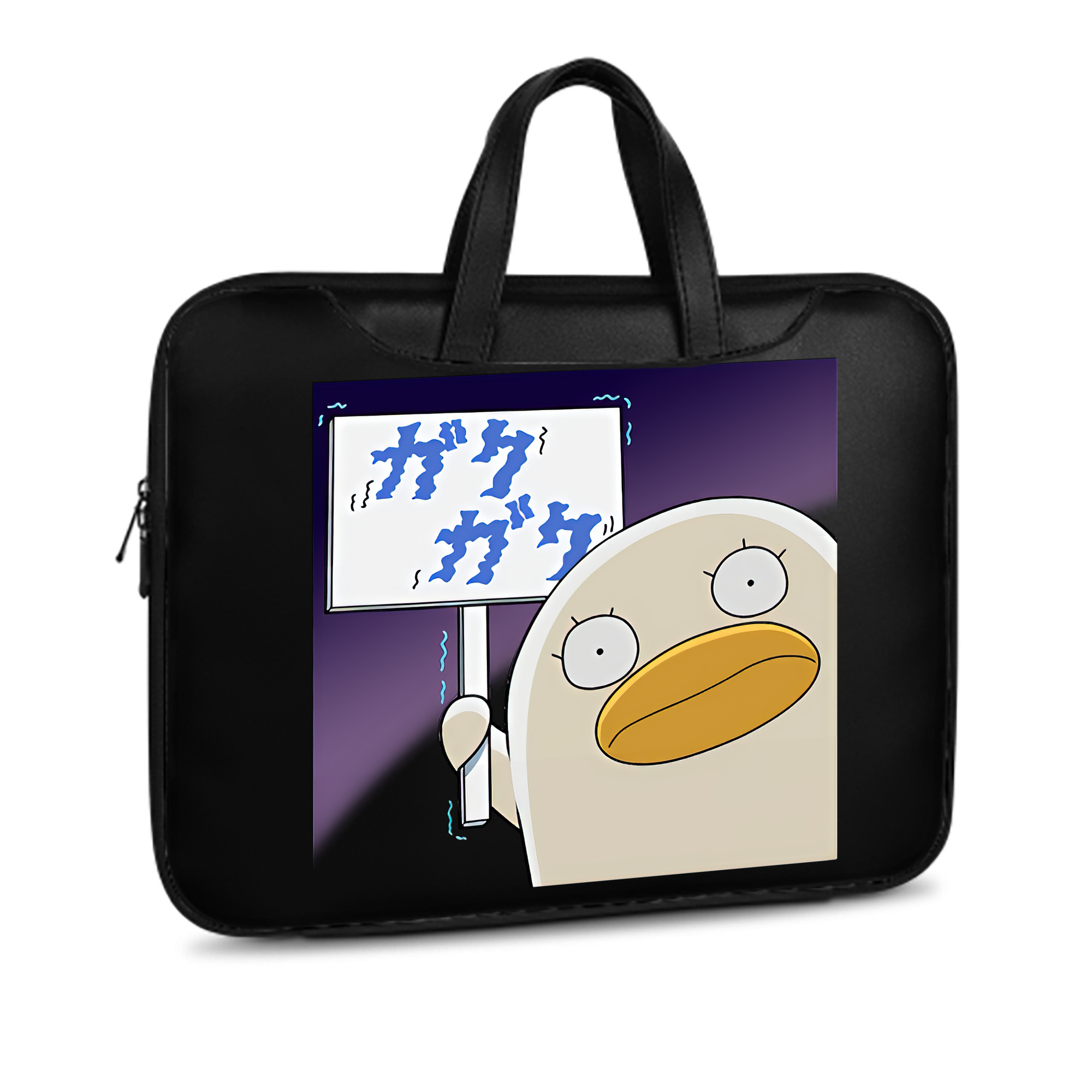 （画像用） ぎんたま 坂田銀時（さかたぎんとき） 神楽 志村新八（しむら しんぱち） GINTAMA Sakata Gintoki Kagura Shimura Shinpachi レザーラップトップバッグ　ノートパソコンケース