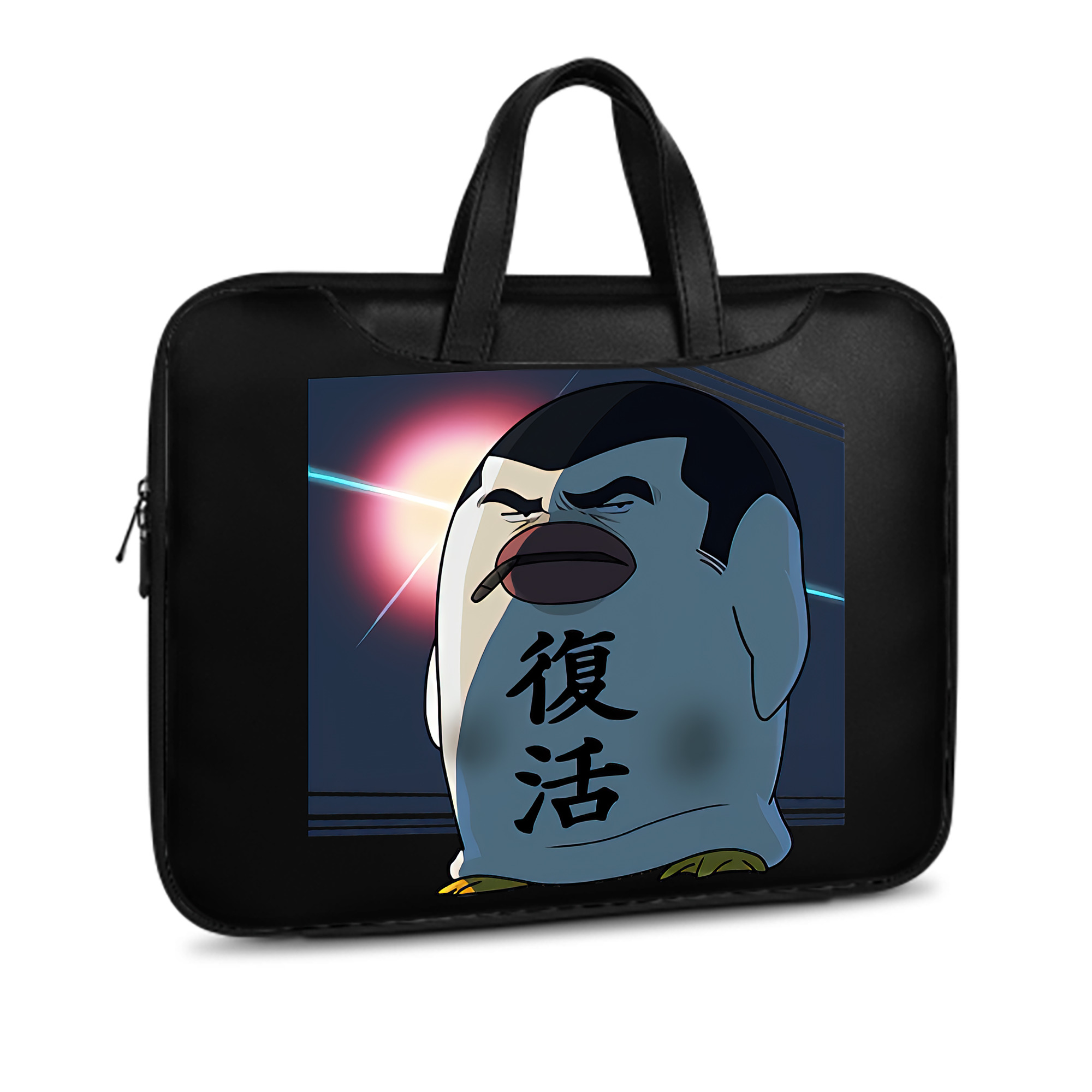 （画像用） ぎんたま 坂田銀時（さかたぎんとき） 神楽 志村新八（しむら しんぱち） GINTAMA Sakata Gintoki Kagura Shimura Shinpachi レザーラップトップバッグ　ノートパソコンケース