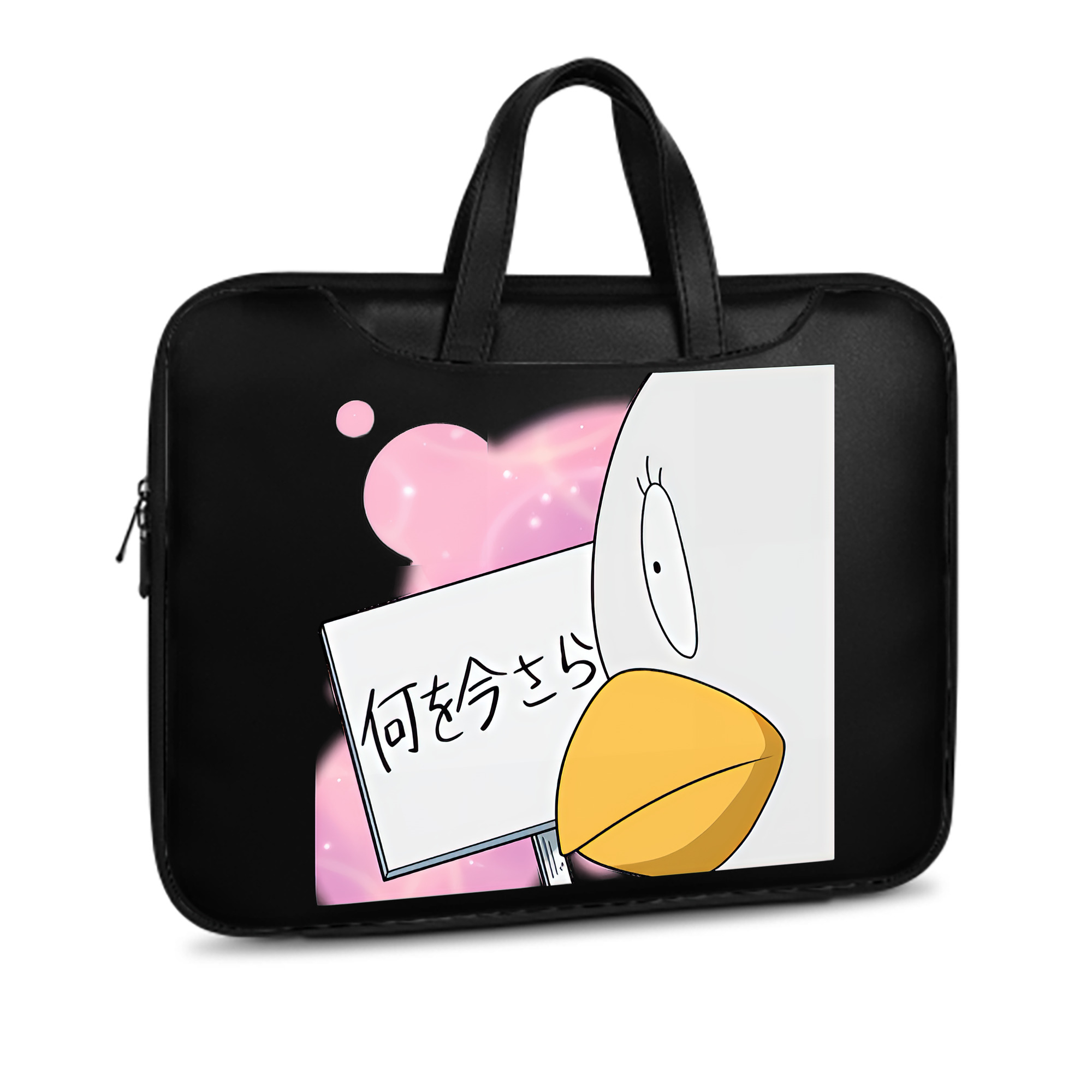 （画像用） ぎんたま 坂田銀時（さかたぎんとき） 神楽 志村新八（しむら しんぱち） GINTAMA Sakata Gintoki Kagura Shimura Shinpachi レザーラップトップバッグ　ノートパソコンケース