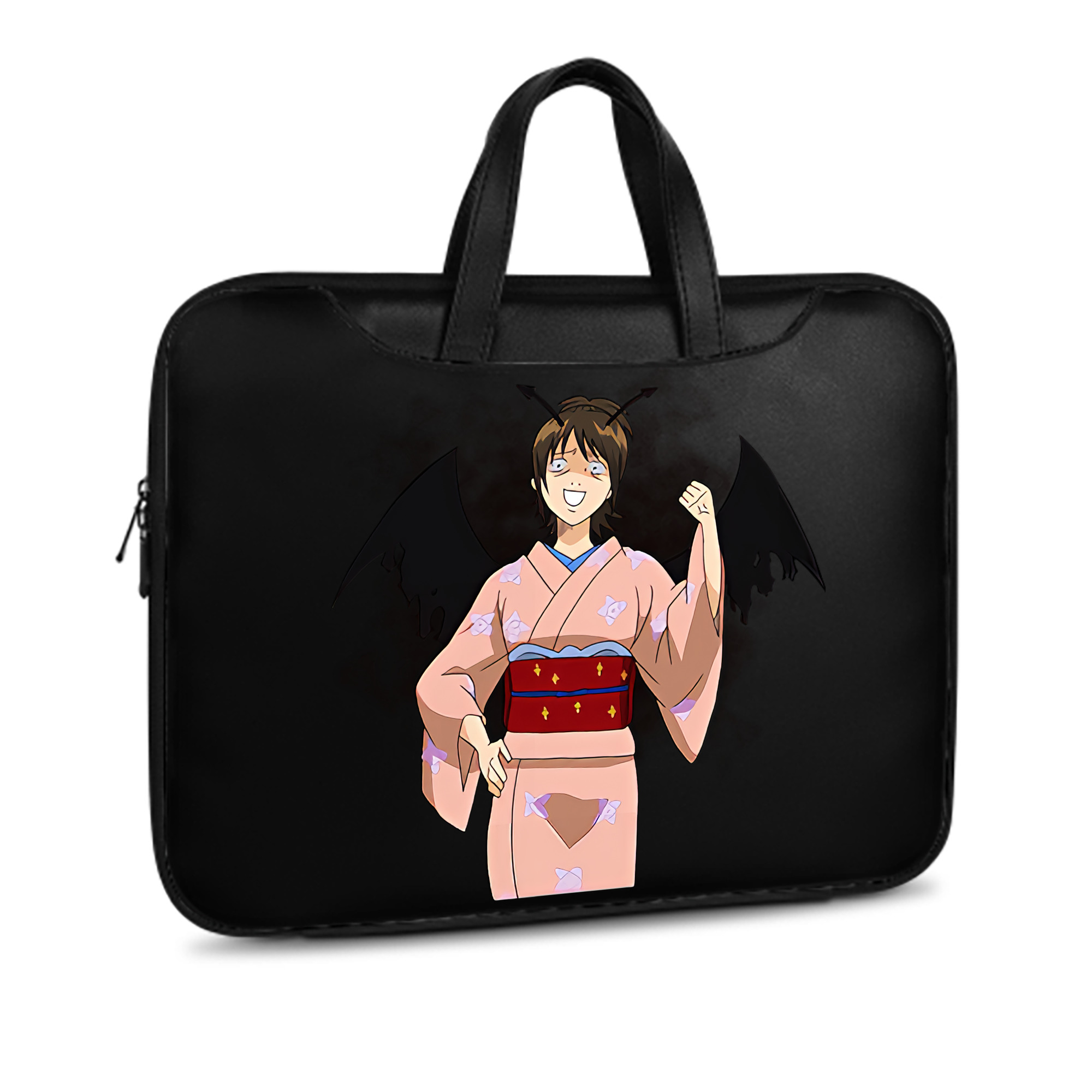 （画像用） ぎんたま 坂田銀時（さかたぎんとき） 神楽 志村新八（しむら しんぱち） GINTAMA Sakata Gintoki Kagura Shimura Shinpachi レザーラップトップバッグ　ノートパソコンケース