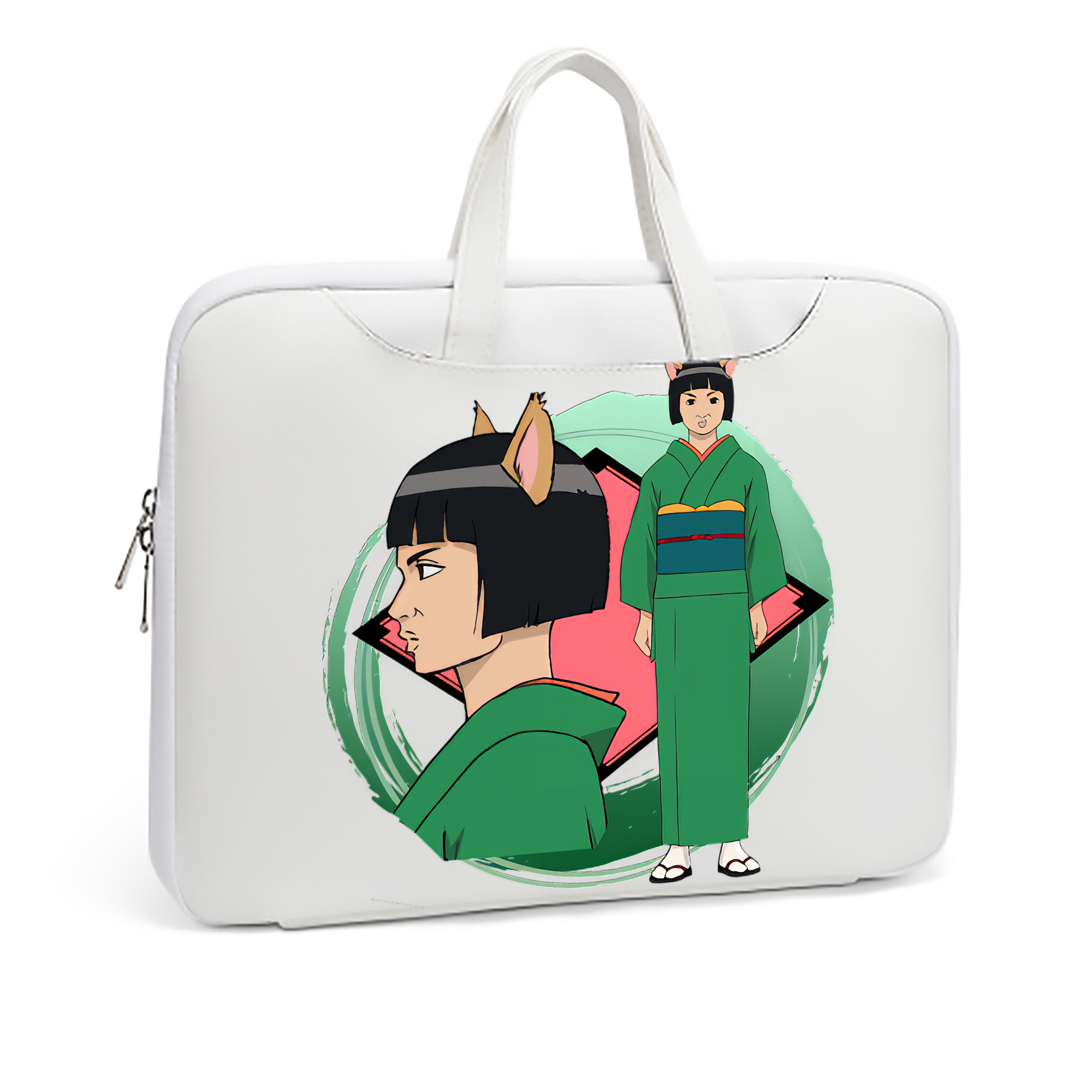 （画像用） ぎんたま 坂田銀時（さかたぎんとき） 神楽 志村新八（しむら しんぱち） GINTAMA Sakata Gintoki Kagura Shimura Shinpachi レザーラップトップバッグ　ノートパソコンケース