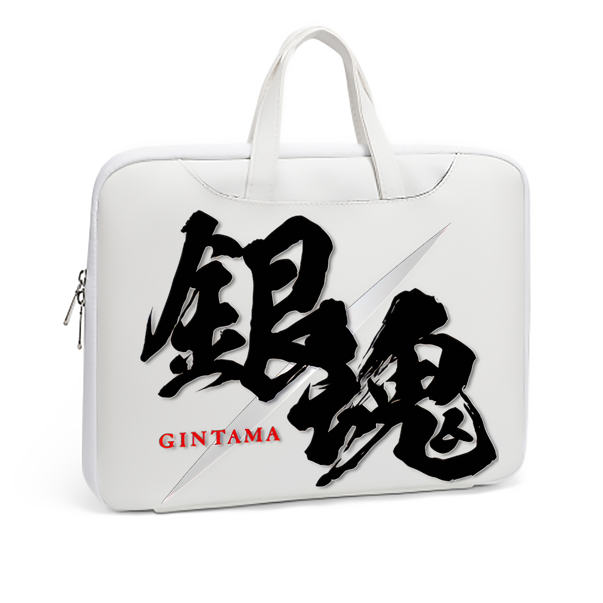 （画像用） ぎんたま 坂田銀時（さかたぎんとき） 神楽 志村新八（しむら しんぱち） GINTAMA Sakata Gintoki Kagura Shimura Shinpachi レザーラップトップバッグ　ノートパソコンケース