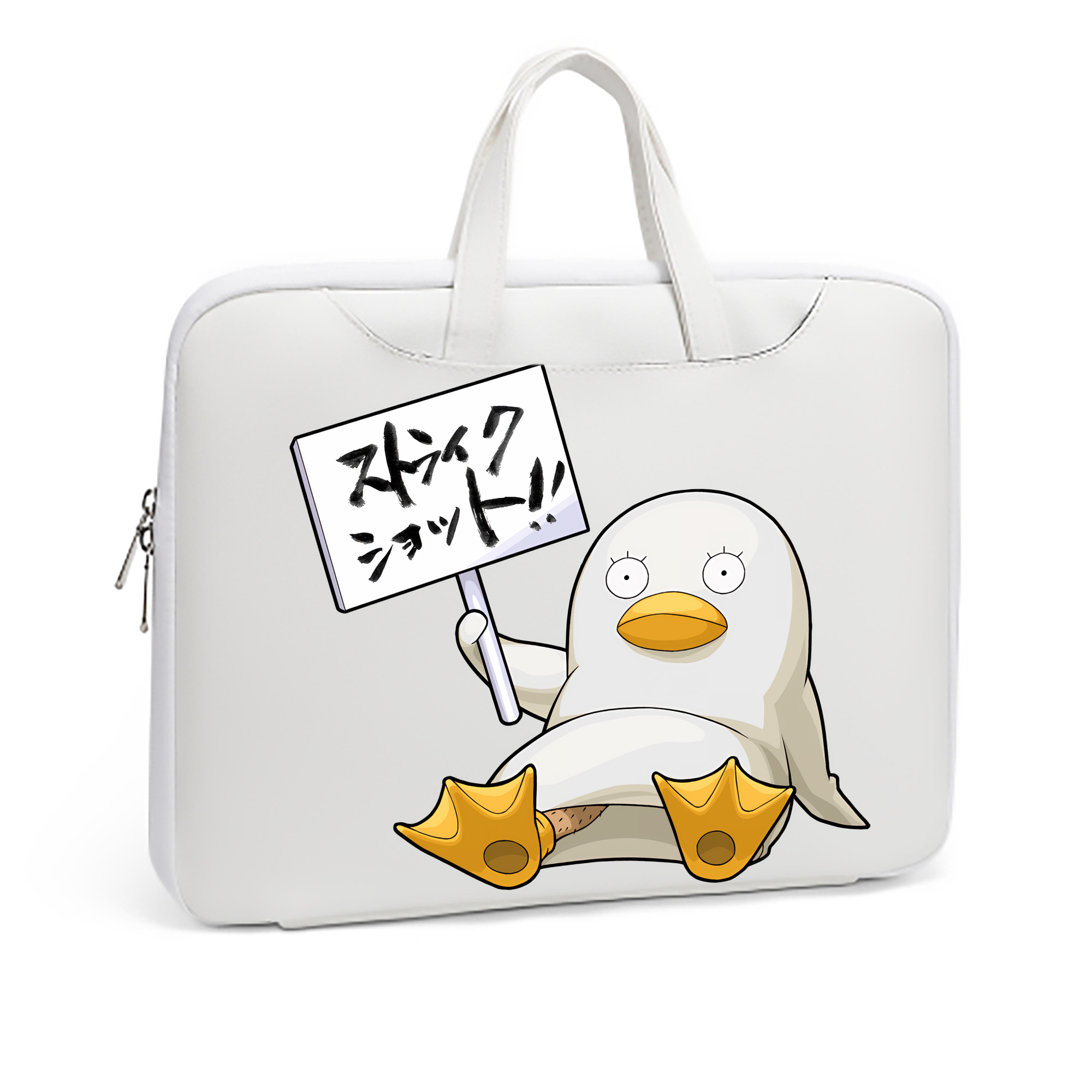 （画像用） ぎんたま 坂田銀時（さかたぎんとき） 神楽 志村新八（しむら しんぱち） GINTAMA Sakata Gintoki Kagura Shimura Shinpachi レザーラップトップバッグ　ノートパソコンケース