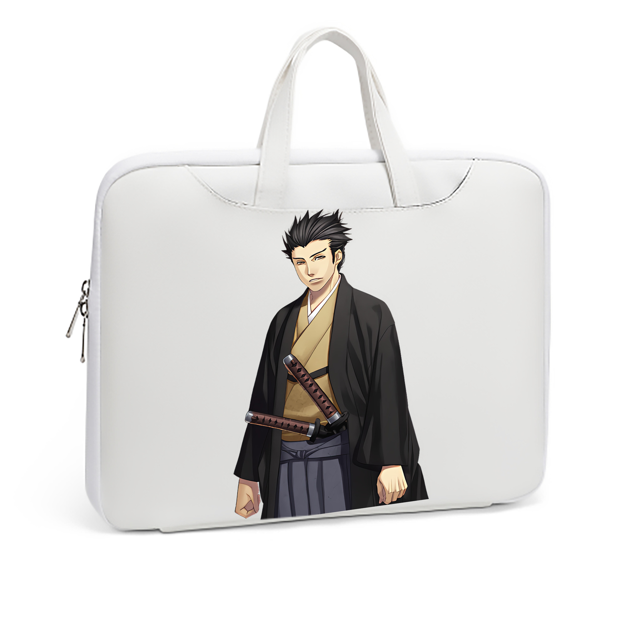 （画像用） ぎんたま 坂田銀時（さかたぎんとき） 神楽 志村新八（しむら しんぱち） GINTAMA Sakata Gintoki Kagura Shimura Shinpachi レザーラップトップバッグ　ノートパソコンケース