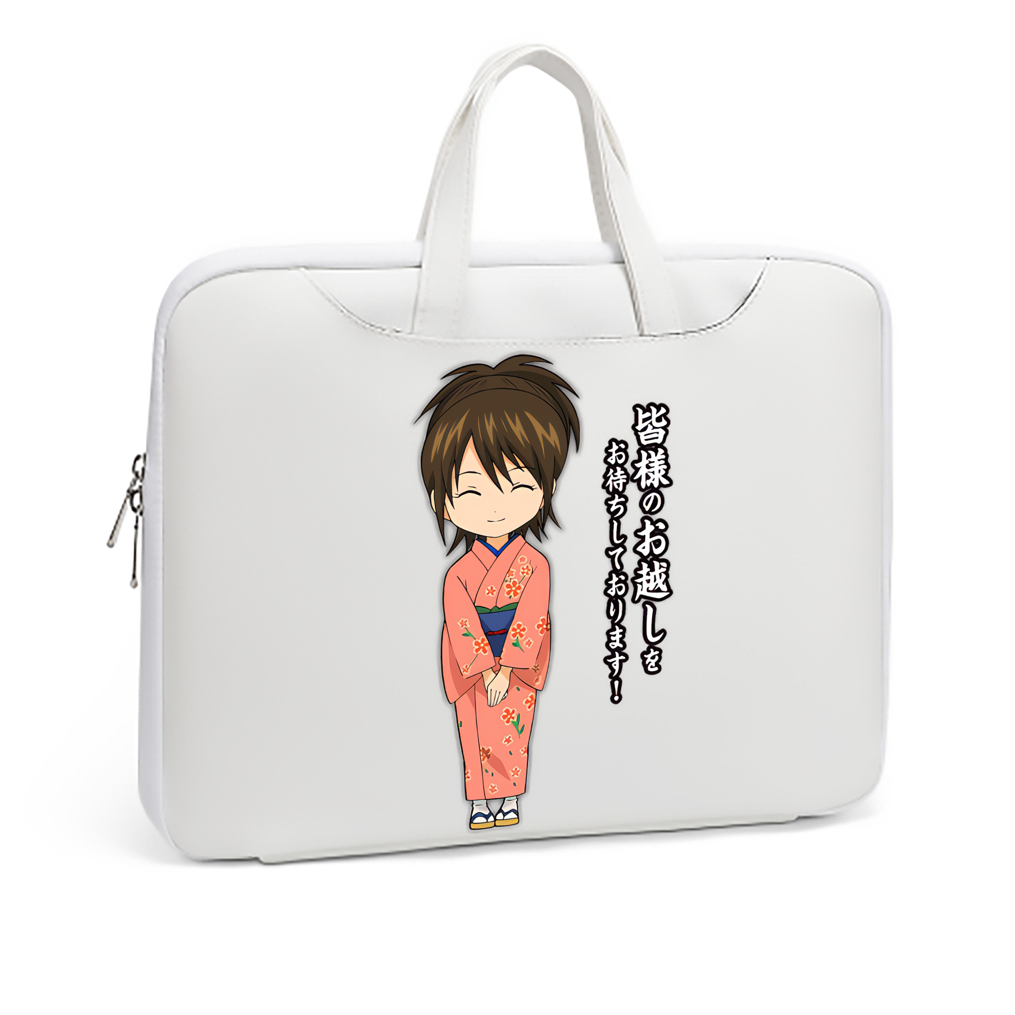 （画像用） ぎんたま 坂田銀時（さかたぎんとき） 神楽 志村新八（しむら しんぱち） GINTAMA Sakata Gintoki Kagura Shimura Shinpachi レザーラップトップバッグ　ノートパソコンケース