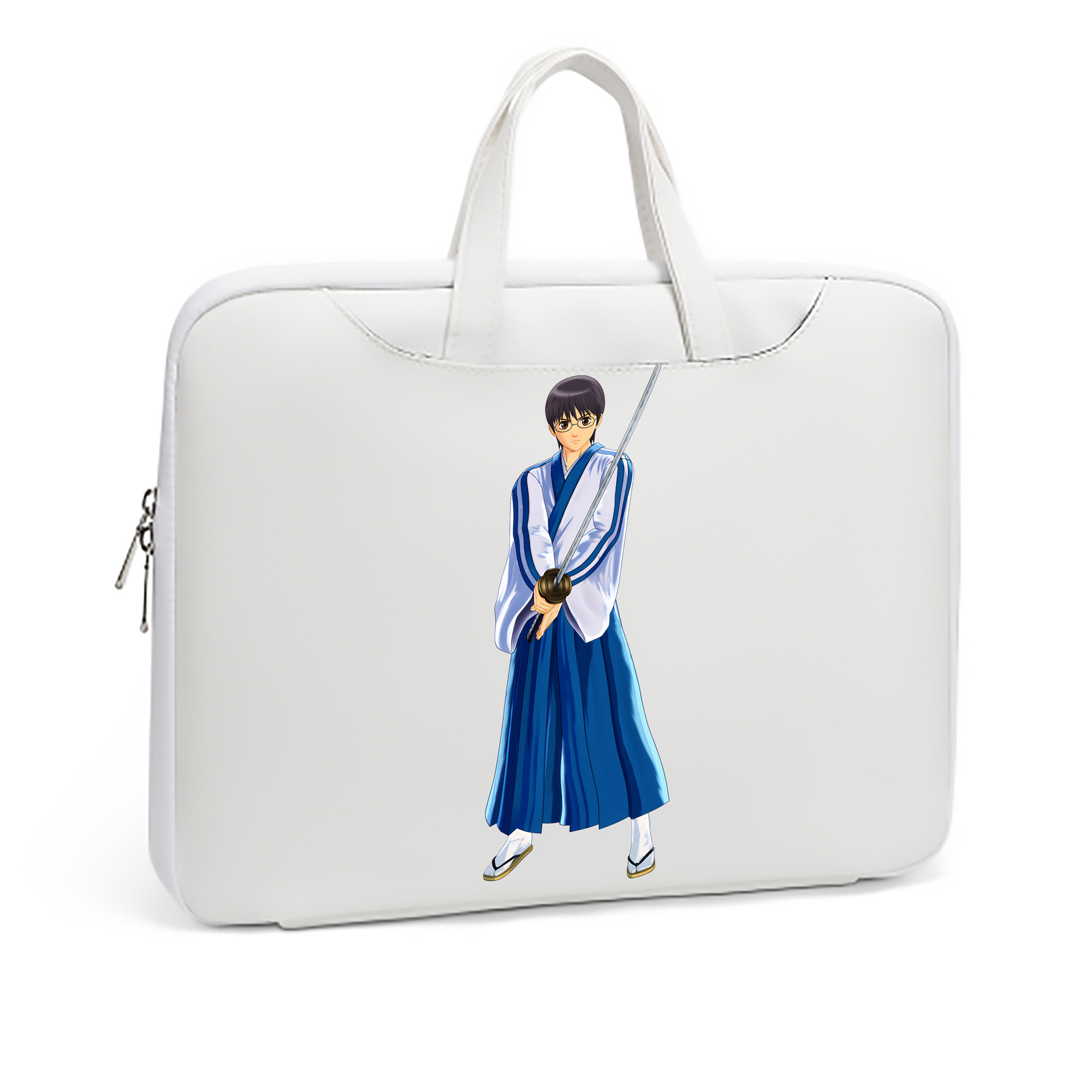 （画像用） ぎんたま 坂田銀時（さかたぎんとき） 神楽 志村新八（しむら しんぱち） GINTAMA Sakata Gintoki Kagura Shimura Shinpachi レザーラップトップバッグ　ノートパソコンケース