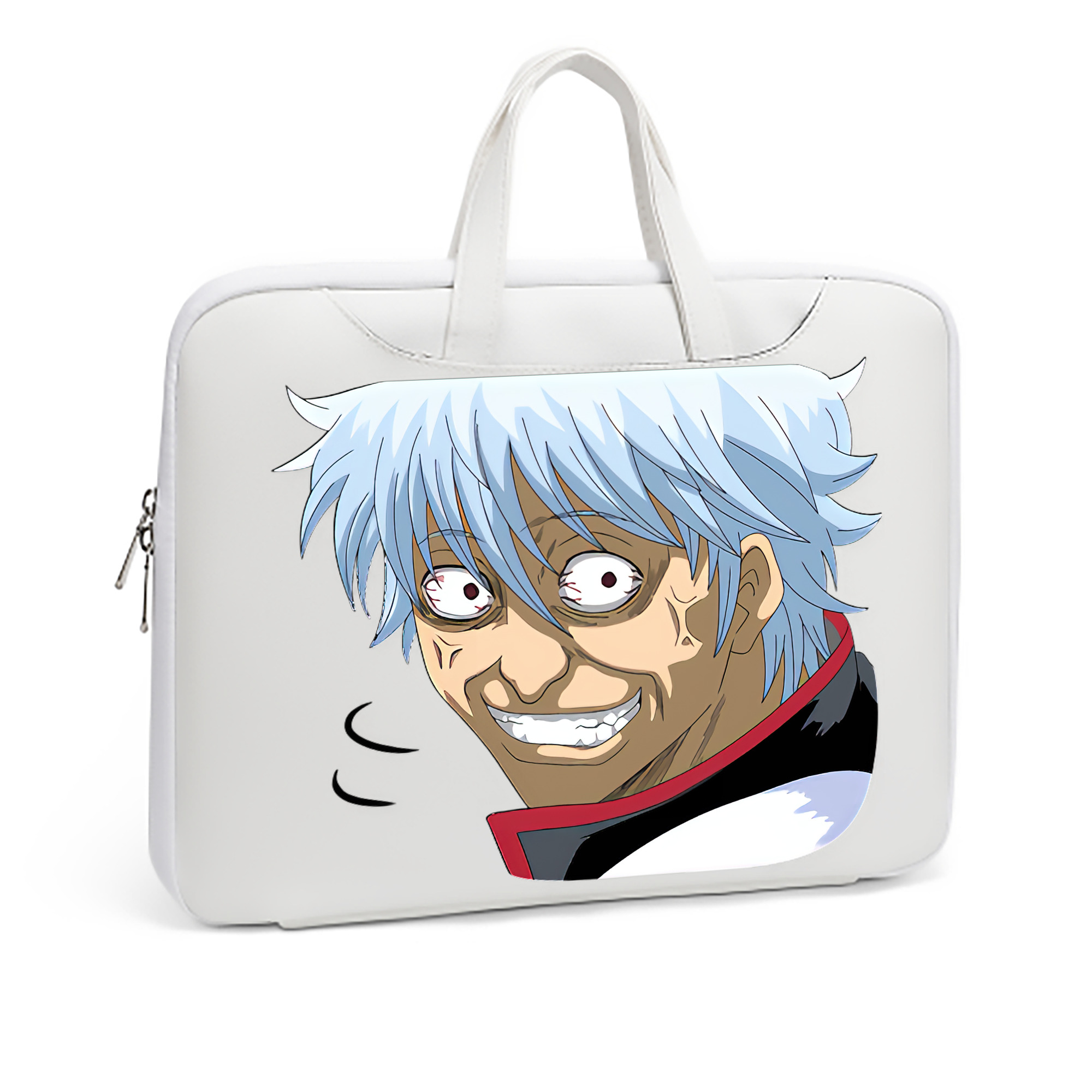 （画像用） ぎんたま 坂田銀時（さかたぎんとき） 神楽 志村新八（しむら しんぱち） GINTAMA Sakata Gintoki Kagura Shimura Shinpachi レザーラップトップバッグ　ノートパソコンケース