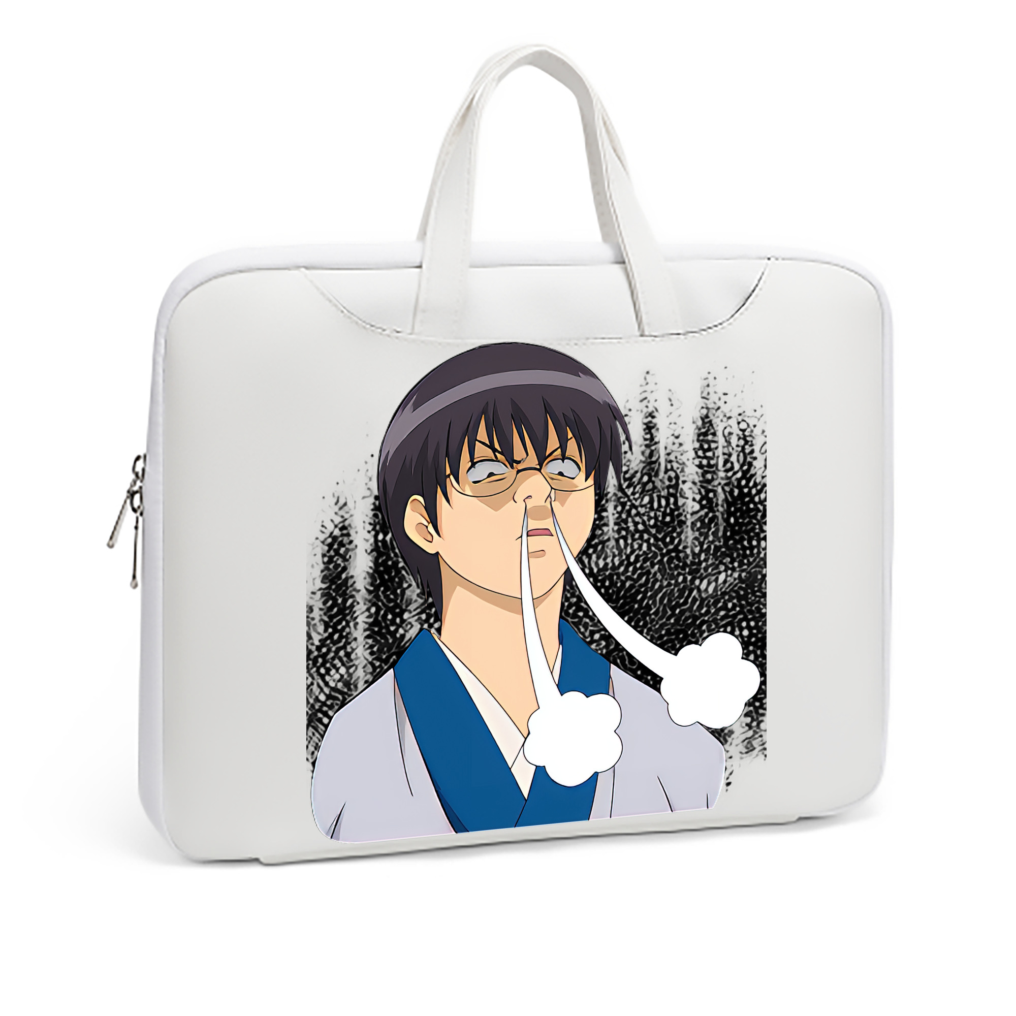 （画像用） ぎんたま 坂田銀時（さかたぎんとき） 神楽 志村新八（しむら しんぱち） GINTAMA Sakata Gintoki Kagura Shimura Shinpachi レザーラップトップバッグ　ノートパソコンケース