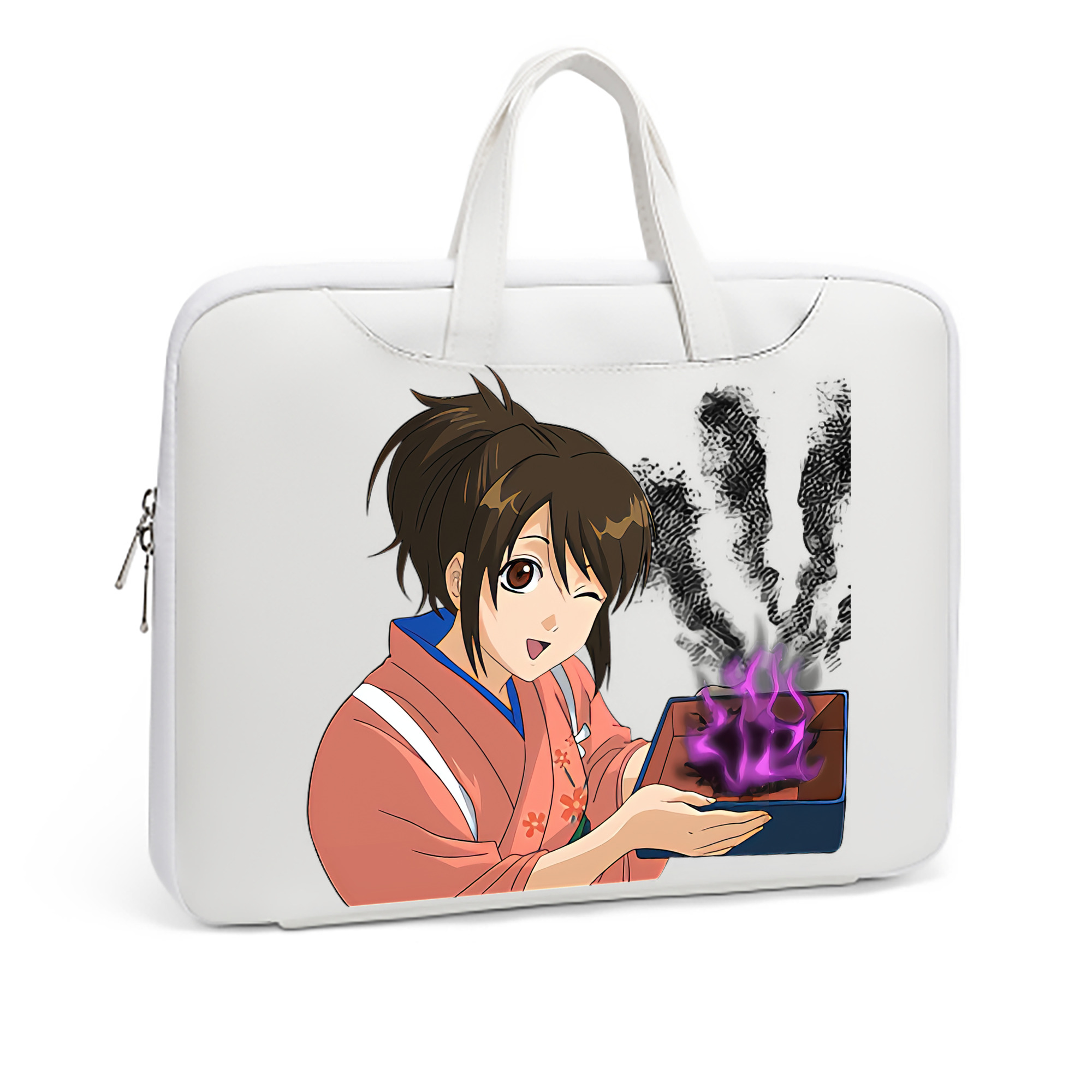 （画像用） ぎんたま 坂田銀時（さかたぎんとき） 神楽 志村新八（しむら しんぱち） GINTAMA Sakata Gintoki Kagura Shimura Shinpachi レザーラップトップバッグ　ノートパソコンケース