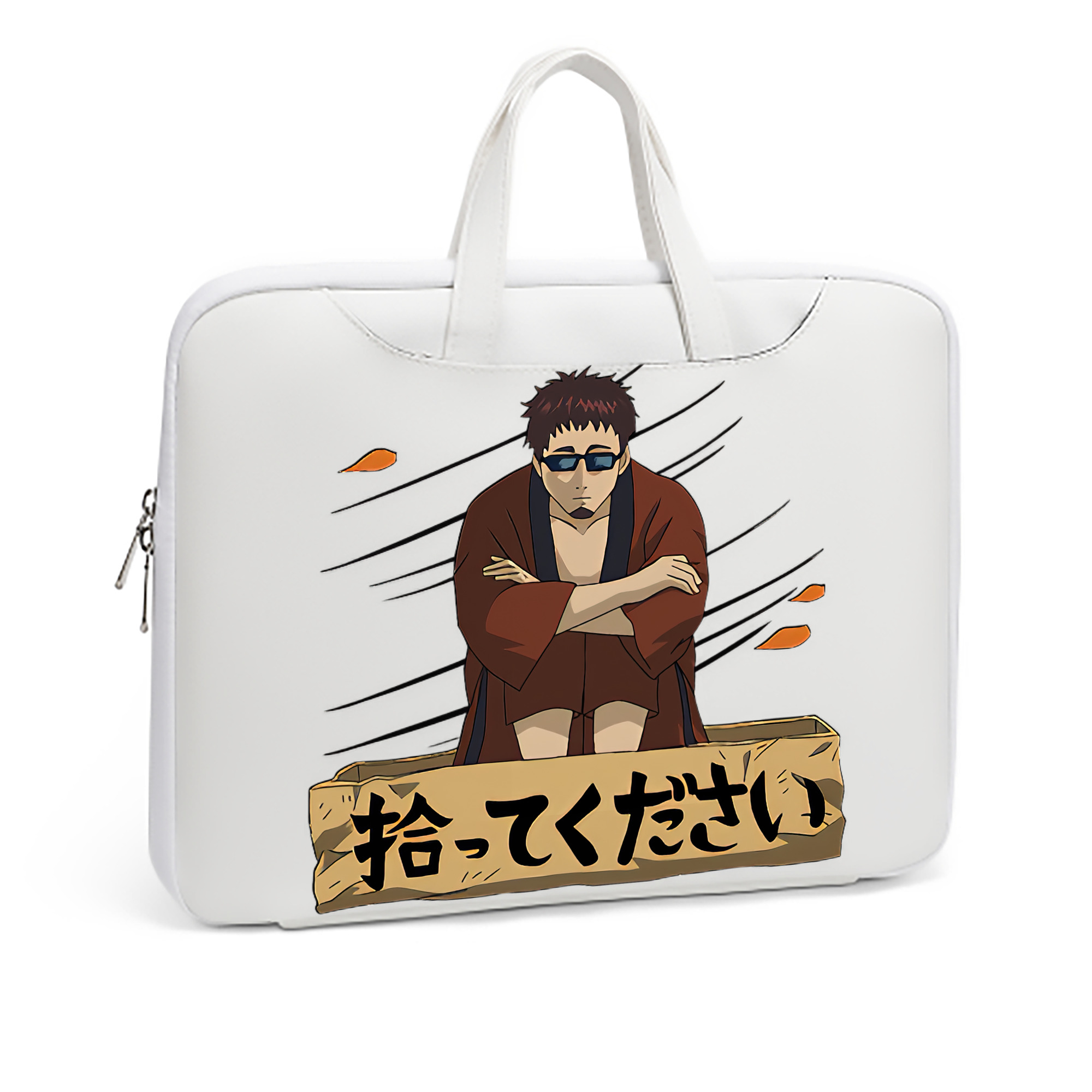 （画像用） ぎんたま 坂田銀時（さかたぎんとき） 神楽 志村新八（しむら しんぱち） GINTAMA Sakata Gintoki Kagura Shimura Shinpachi レザーラップトップバッグ　ノートパソコンケース