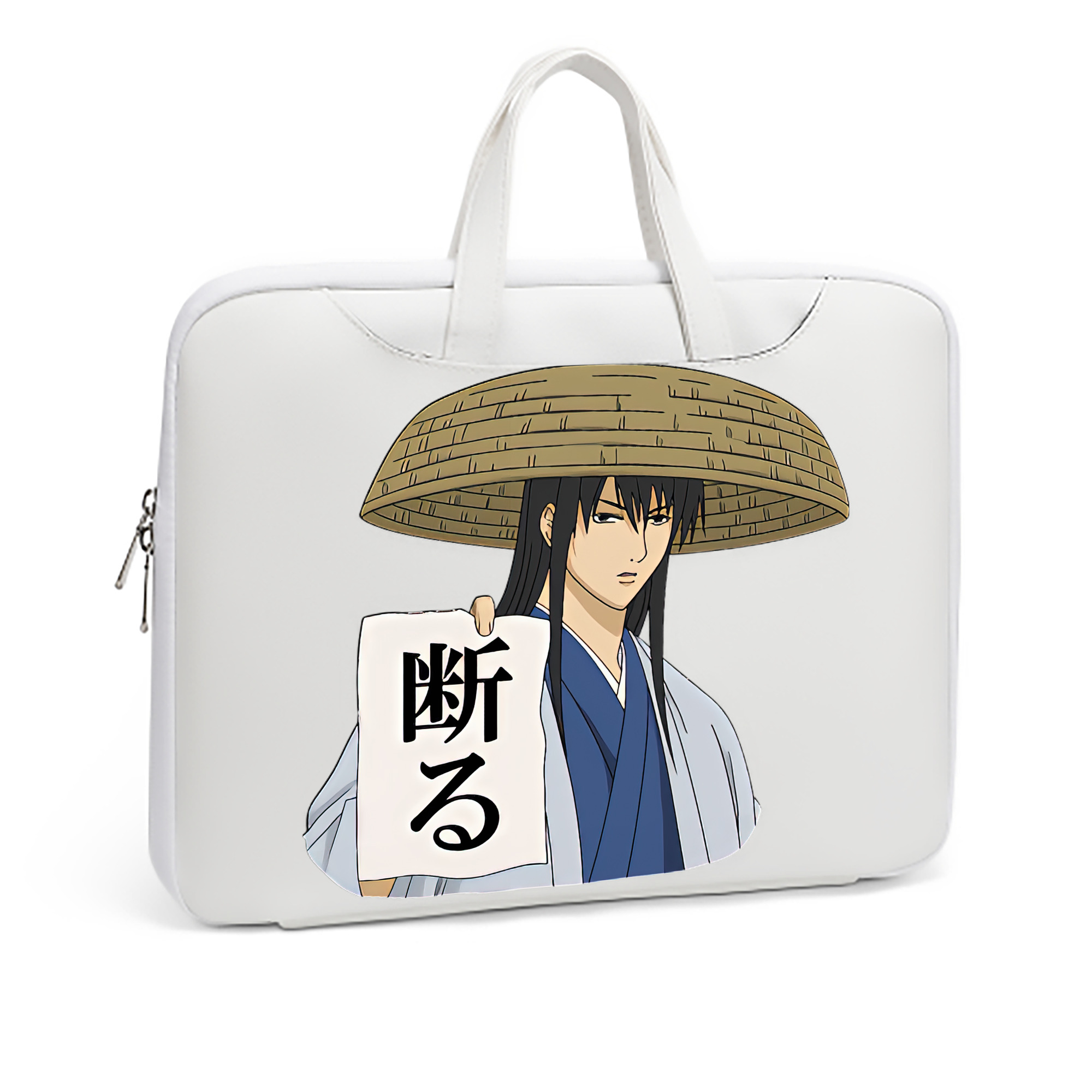 （画像用） ぎんたま 坂田銀時（さかたぎんとき） 神楽 志村新八（しむら しんぱち） GINTAMA Sakata Gintoki Kagura Shimura Shinpachi レザーラップトップバッグ　ノートパソコンケース