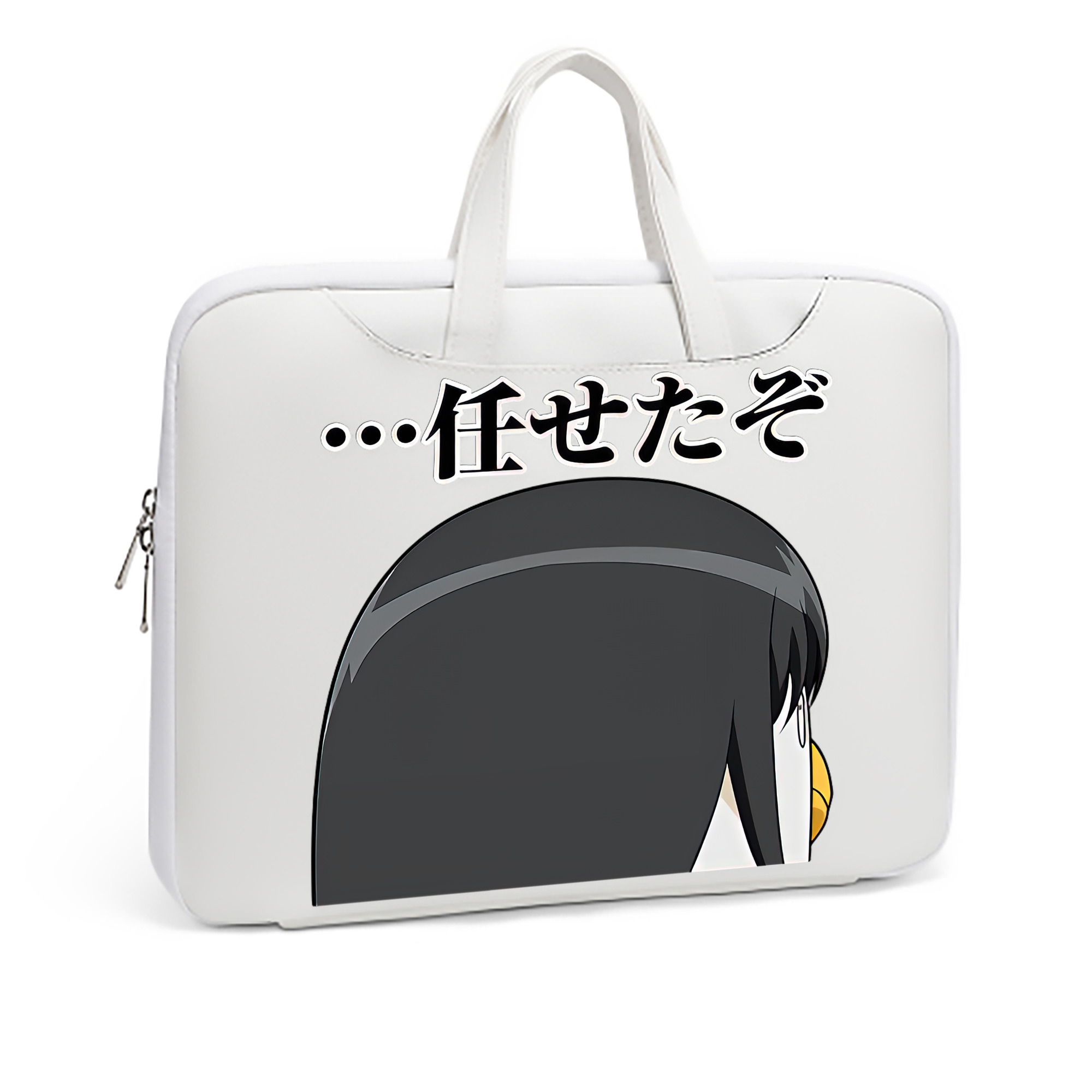 （画像用） ぎんたま 坂田銀時（さかたぎんとき） 神楽 志村新八（しむら しんぱち） GINTAMA Sakata Gintoki Kagura Shimura Shinpachi レザーラップトップバッグ　ノートパソコンケース