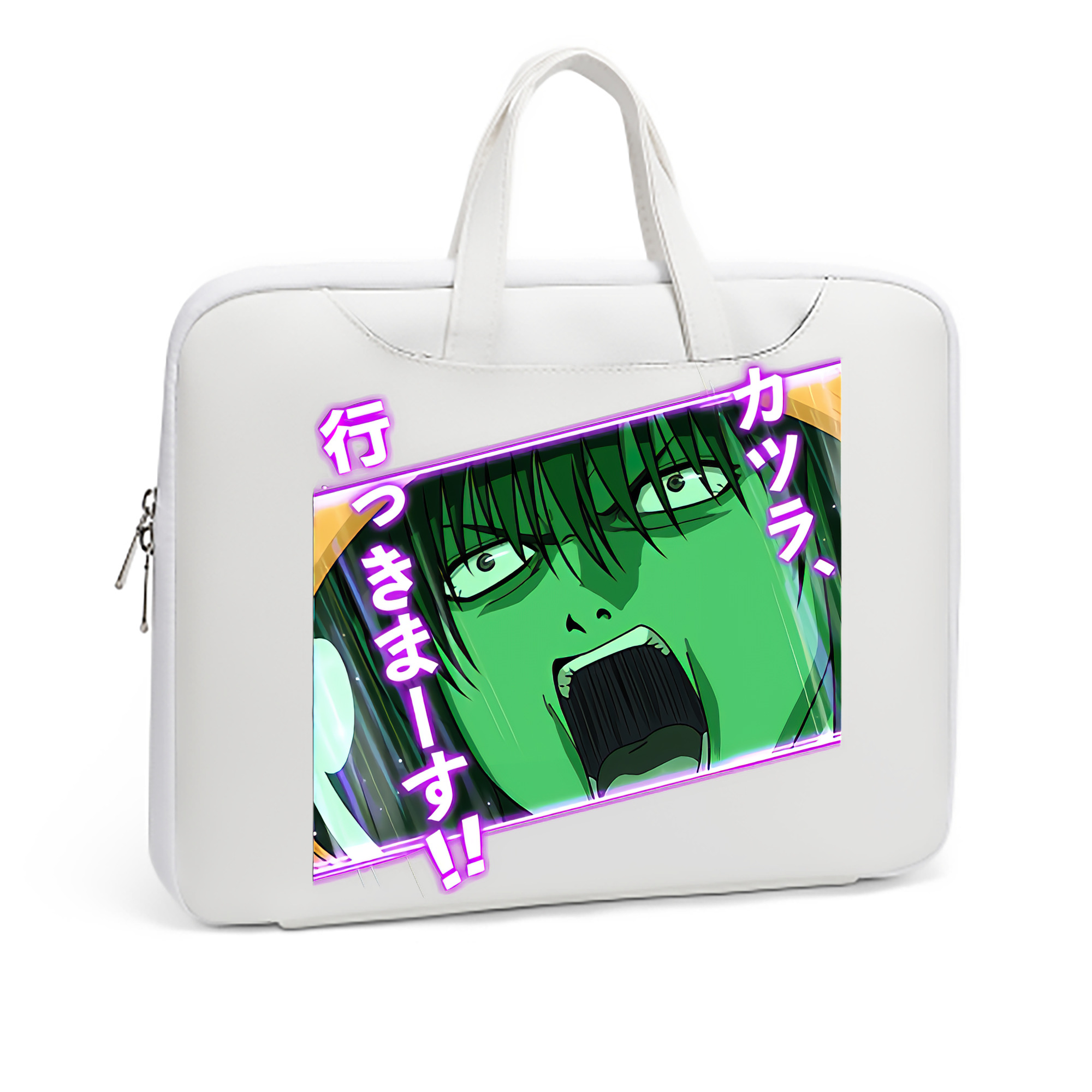 （画像用） ぎんたま 坂田銀時（さかたぎんとき） 神楽 志村新八（しむら しんぱち） GINTAMA Sakata Gintoki Kagura Shimura Shinpachi レザーラップトップバッグ　ノートパソコンケース