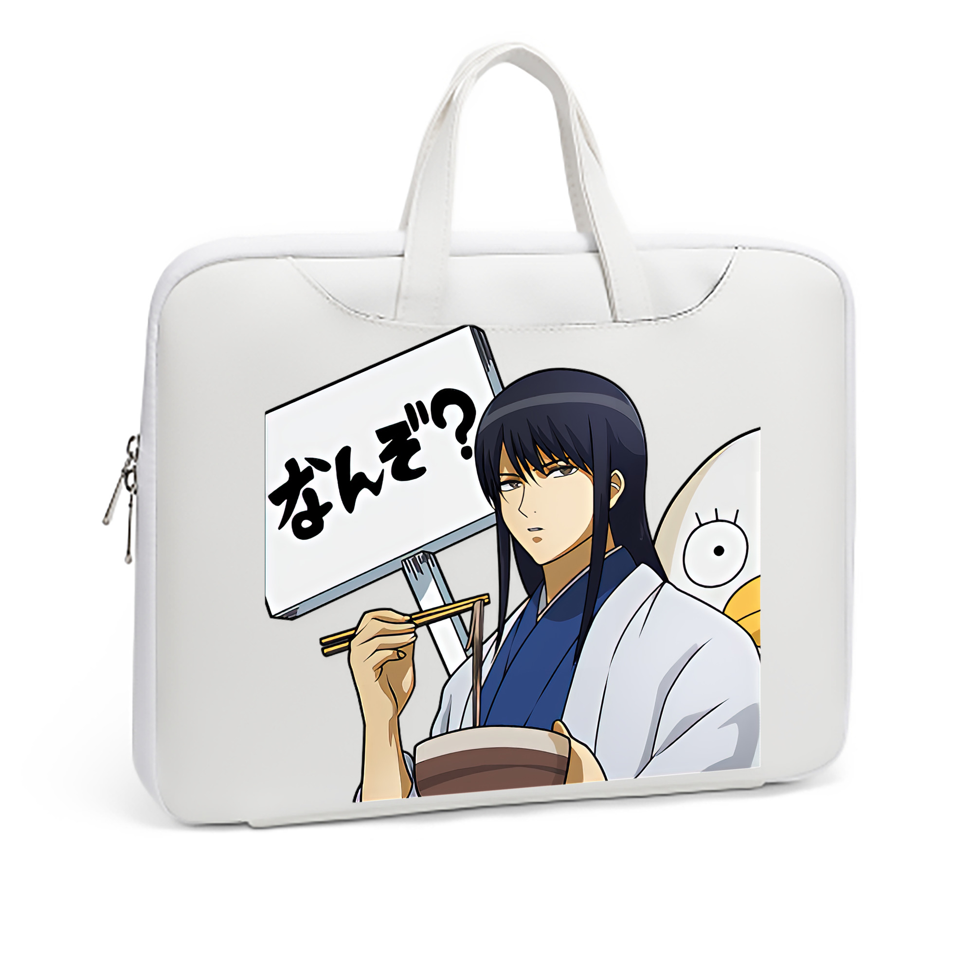 （画像用） ぎんたま 坂田銀時（さかたぎんとき） 神楽 志村新八（しむら しんぱち） GINTAMA Sakata Gintoki Kagura Shimura Shinpachi レザーラップトップバッグ　ノートパソコンケース
