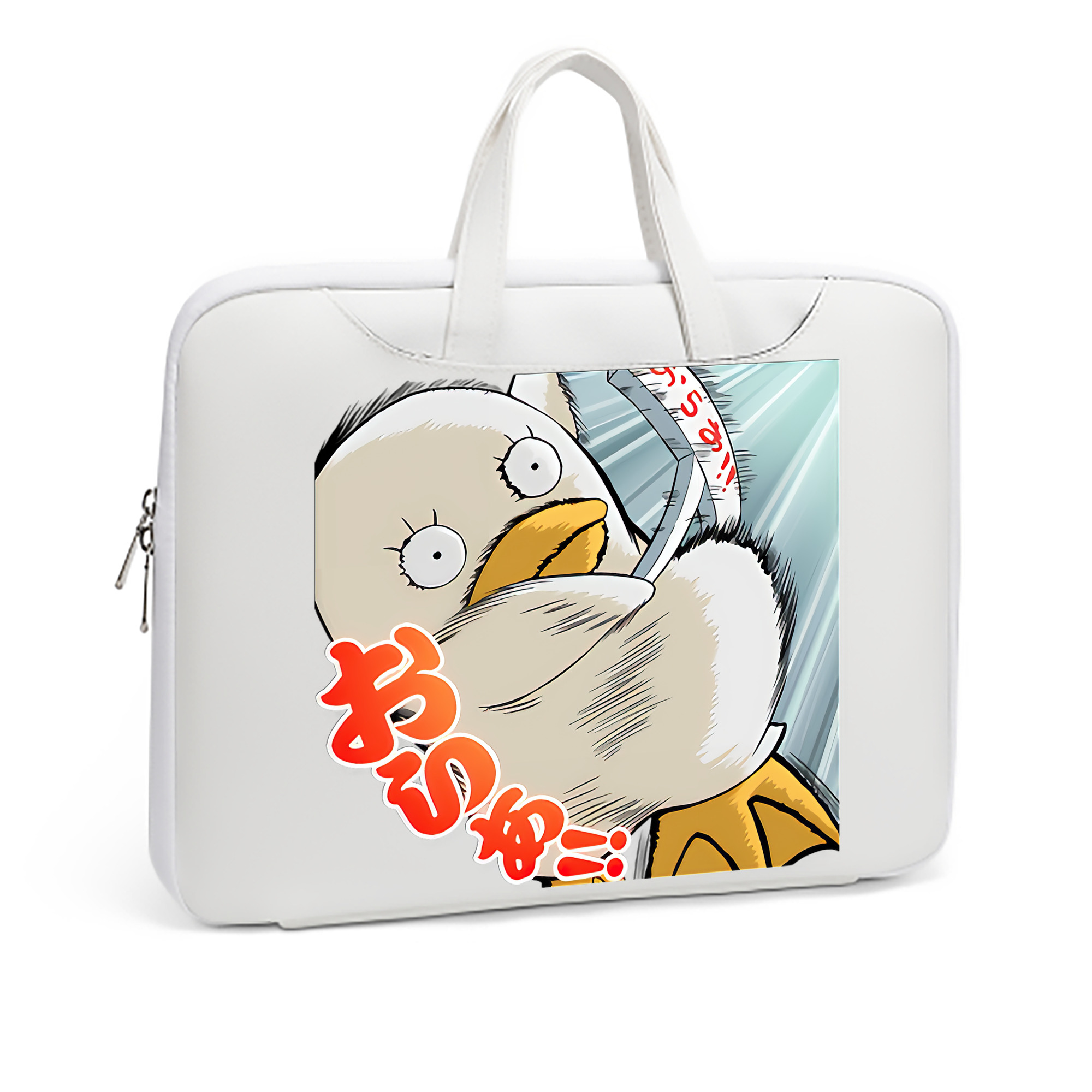 （画像用） ぎんたま 坂田銀時（さかたぎんとき） 神楽 志村新八（しむら しんぱち） GINTAMA Sakata Gintoki Kagura Shimura Shinpachi レザーラップトップバッグ　ノートパソコンケース