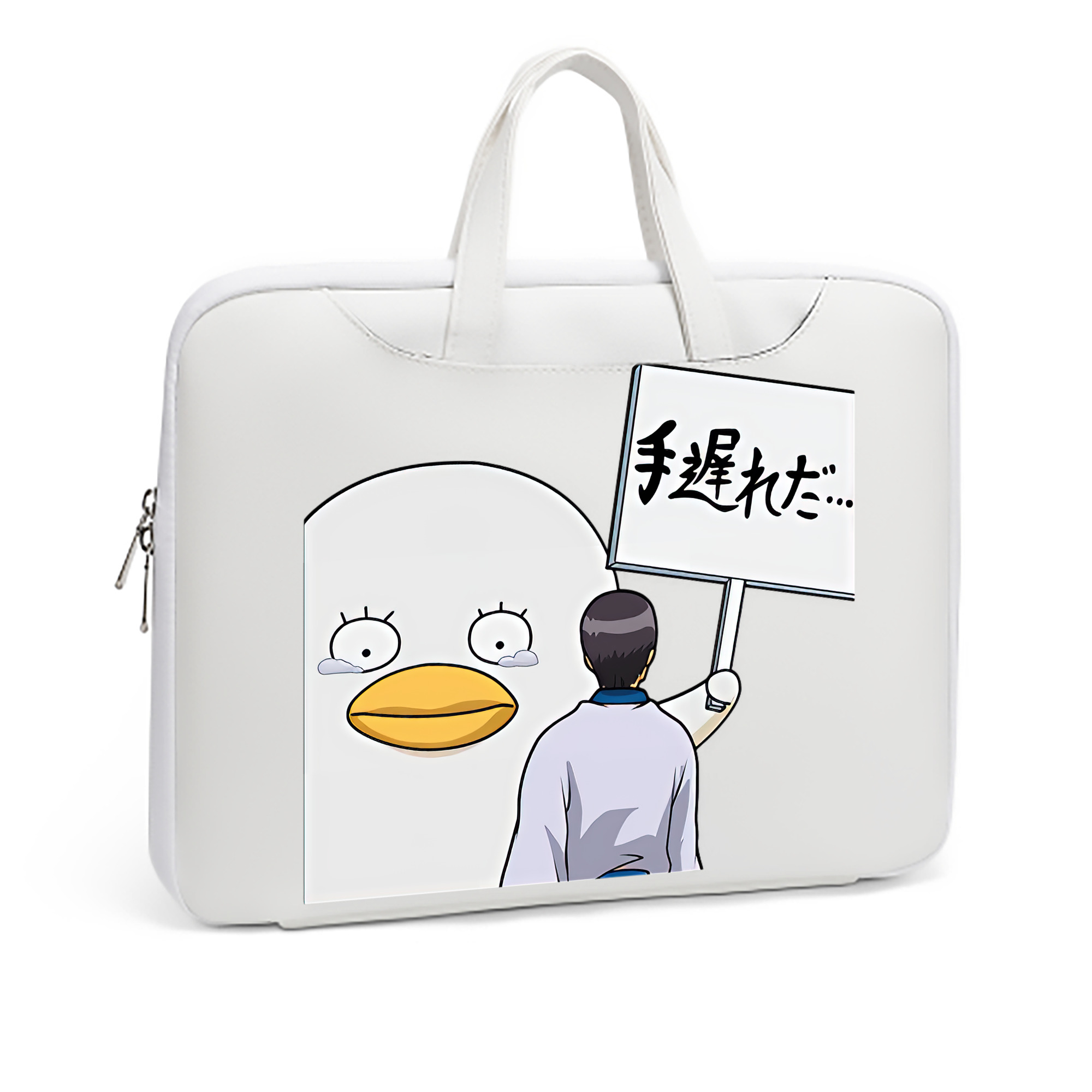 （画像用） ぎんたま 坂田銀時（さかたぎんとき） 神楽 志村新八（しむら しんぱち） GINTAMA Sakata Gintoki Kagura Shimura Shinpachi レザーラップトップバッグ　ノートパソコンケース